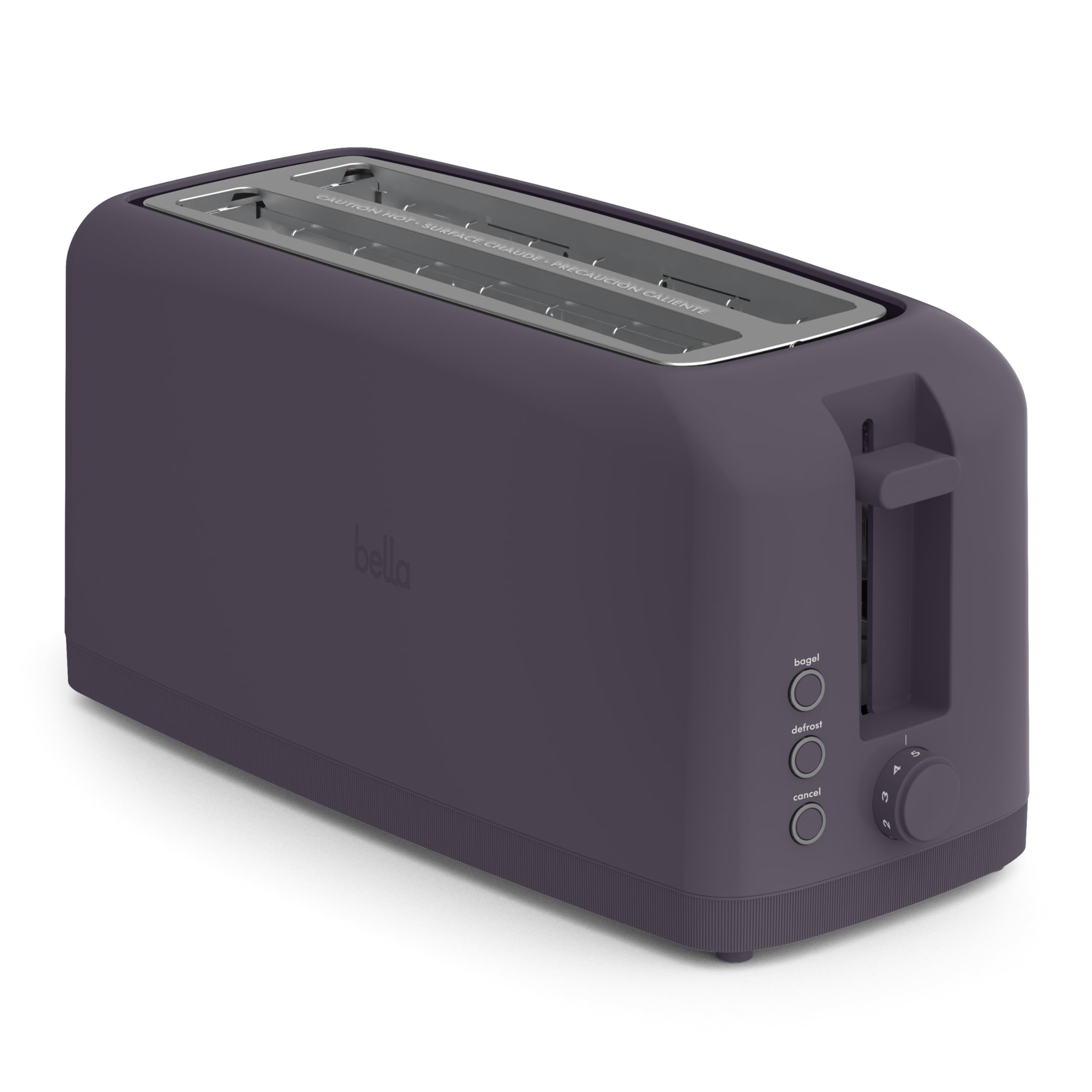 bella 4 Slice Slim Toaster (Plum)