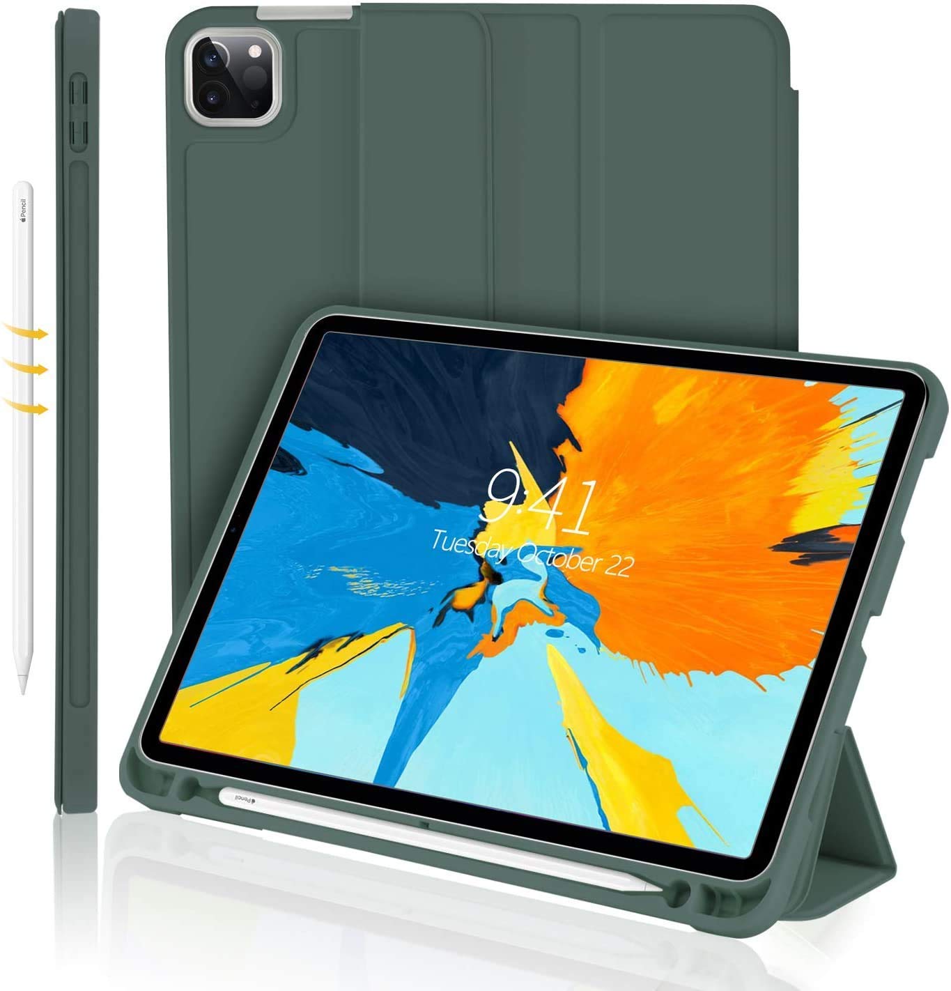 AGEIS Case Compatible with iPad Pro 12.9 Inch (2022/2021/2020, 6th/5th/4th Gen) - Green (B0BNHWKSQS) Amazon Price History, Amazon Price Tracker