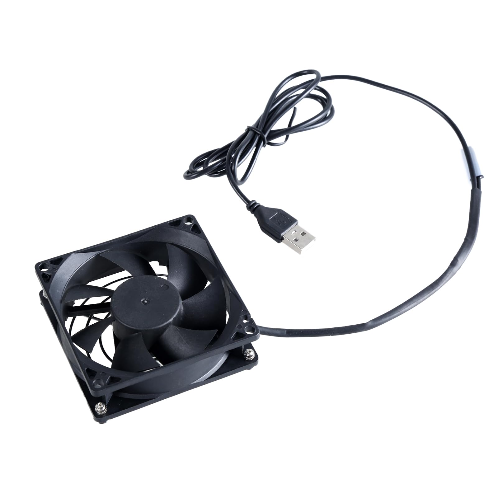 Home Theater Cabinet USB Cooling Fans With Temperature 80mm Efficient Ventilation Solution