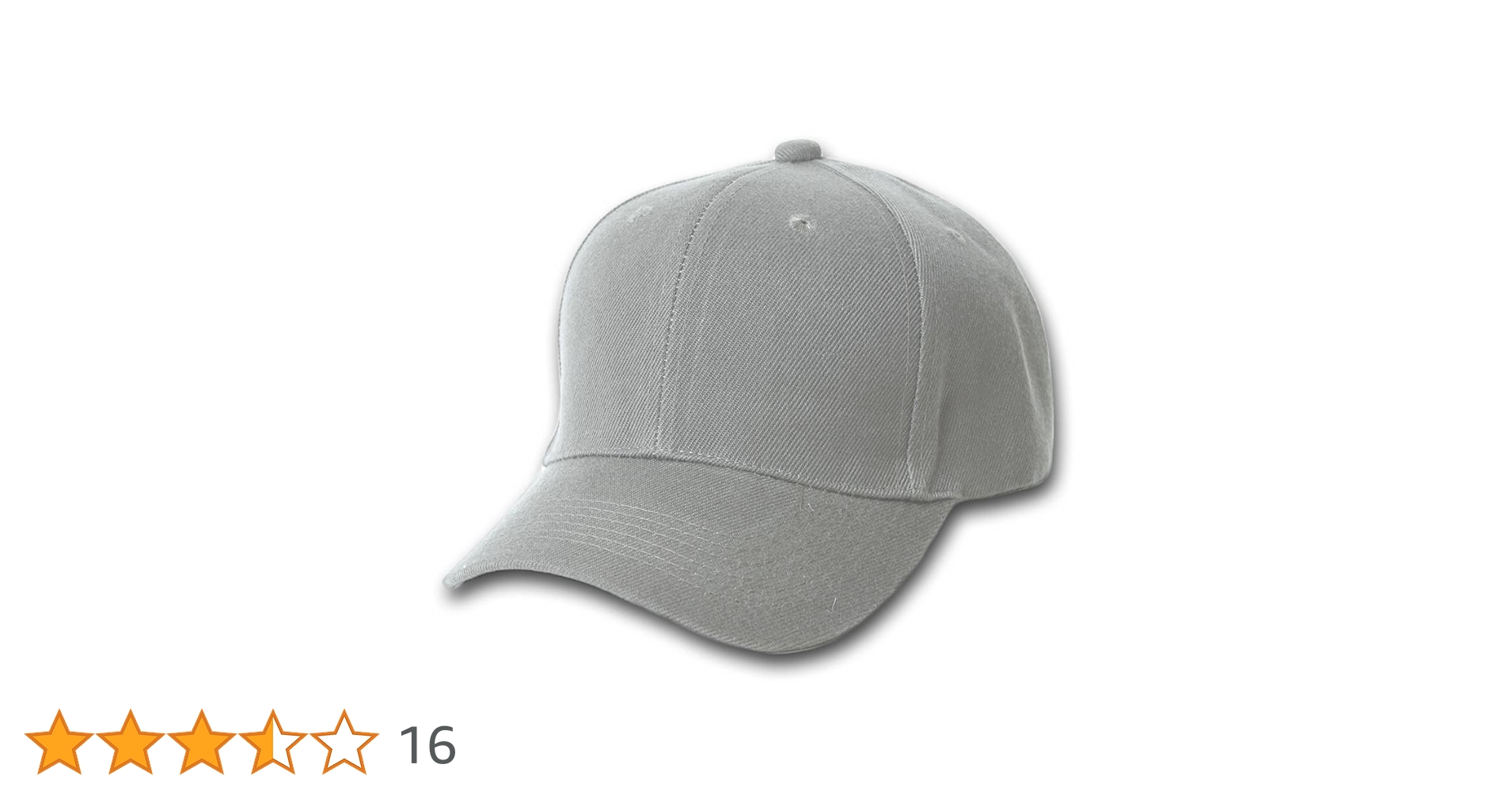 TOP HEADWEAR Baseball Cap Hat- Grey : Amazon.ca: Clothing