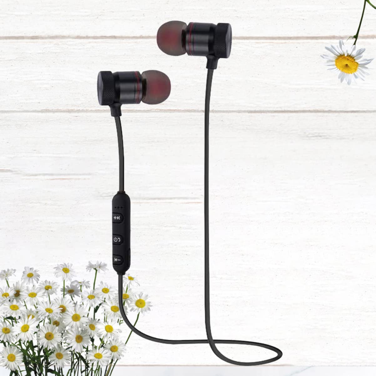 SHINEOFI Cuffie Wireless Magnetiche Ear Stereo Auricolari Magnetici Compatibili Smartphone Per Corsa Jogging Fitness Yoga Viaggio Regalo