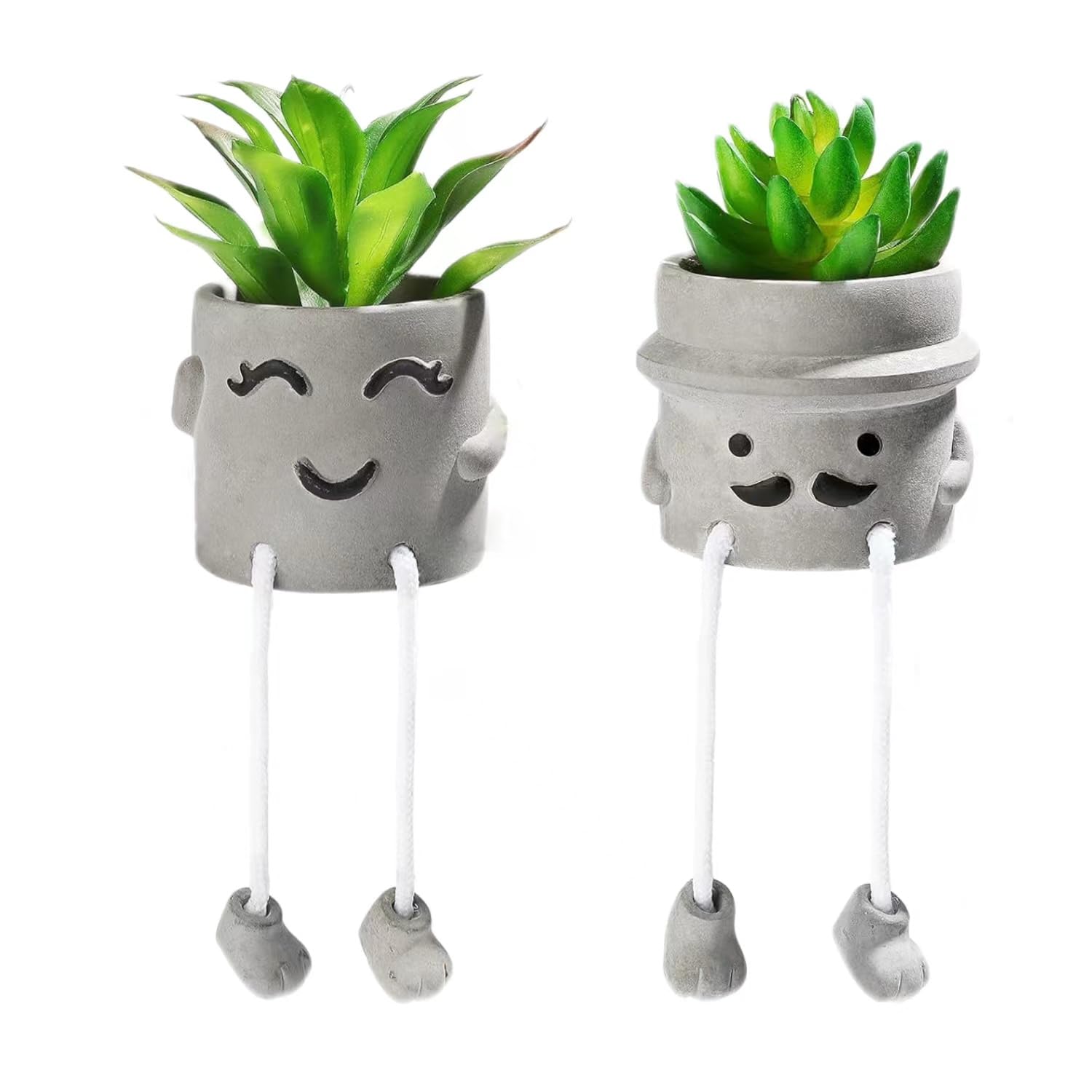 Pianta artificiale in vaso, piante finte decorative per stanza, accessori per camera da letto, piante grasse finte per interni, con gamba appesa, per casa, ufficio, scrivania, soggiorno,