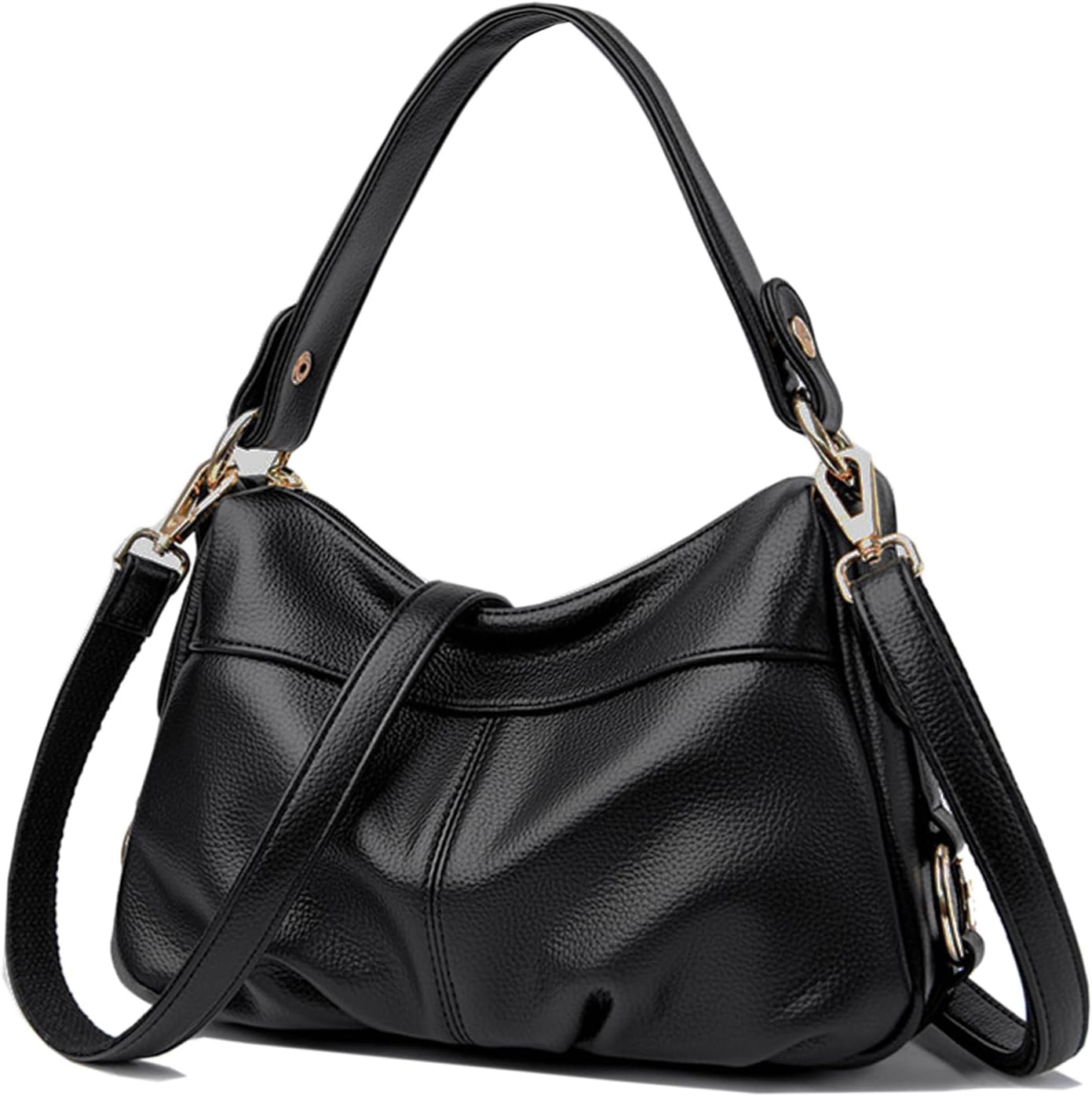 Hobo Bags for Women PU Leather Crossbody Purses Trendy Shoulder Handbag Tote Bag Satchel Bag