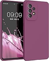 Vista 259 de kwmobile Funda compatible con Samsung Galaxy A52 / A52 5G / A52s 5G - Funda de Teléfono de Silicona TPU con Acabado Suave - Arrecife Azul