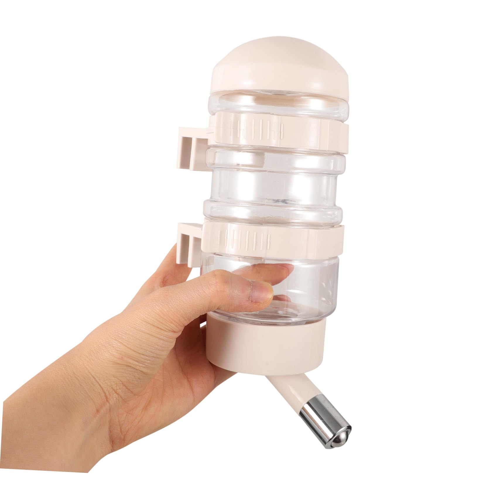 BESPORTBLE 5stücke Haustier Wasserflasche Automatischer Wasserspender Für Hunde Und Katzen Mit Stabilem Design Für Käfige Aus Edelstahl Leicht Zu Befüllen Und Auslaufsicher