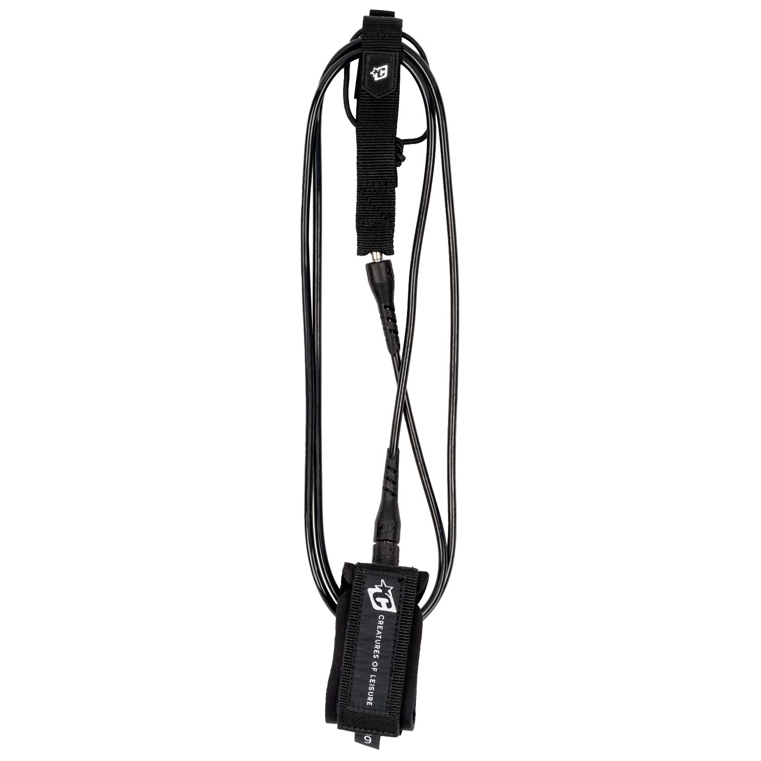 Creatures of LeisureIcon 6 Surf Leash, DNA Flex Mould, Double Stainless-Steel Bearing Swivel, High-Grade TPU Cord, 2-Year Warranty
