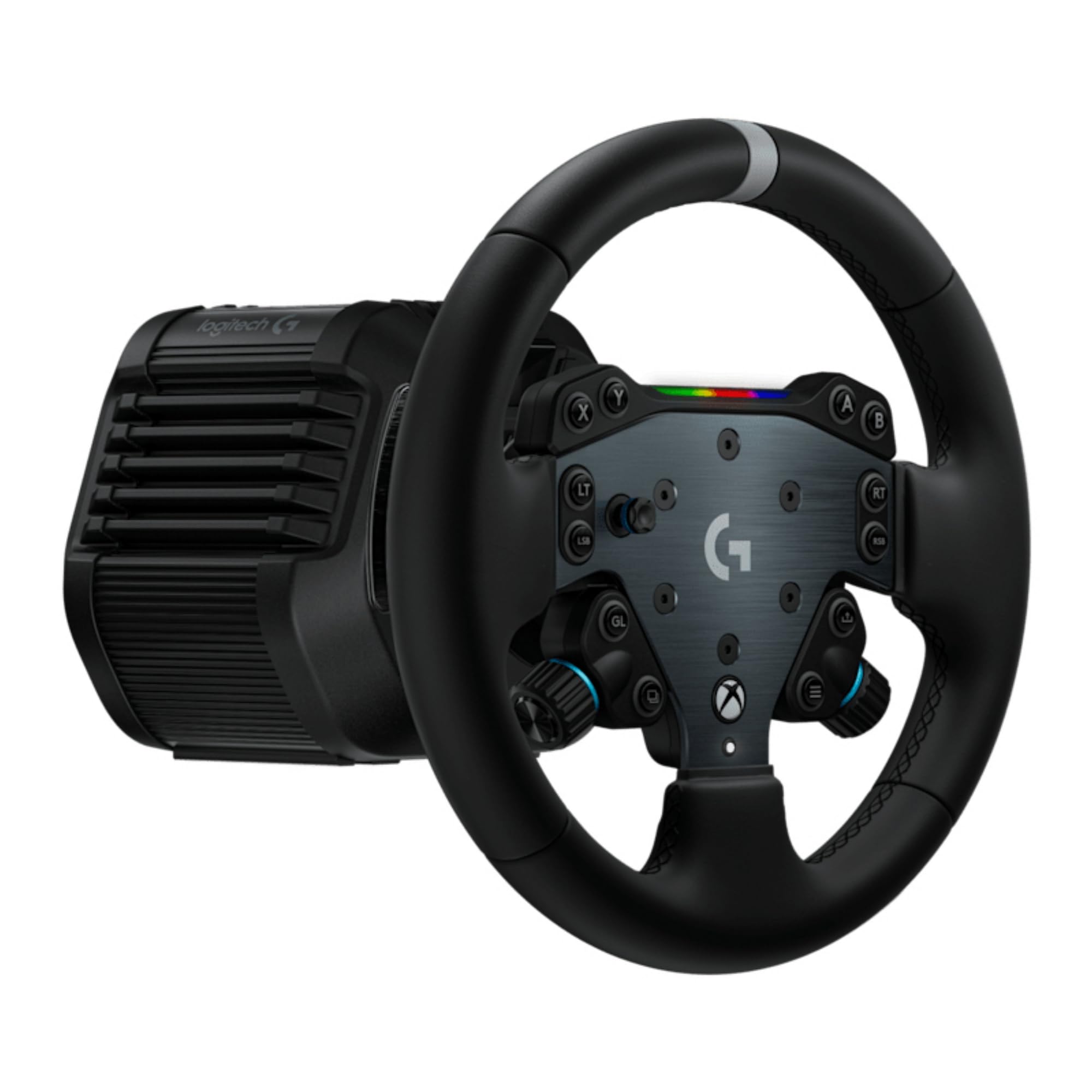 Logitech G RS50 System, 3-szt zestaw do symulatorów wyścigów | Xbox/PC, Brytyjska wtyczka zasilania - Czarny