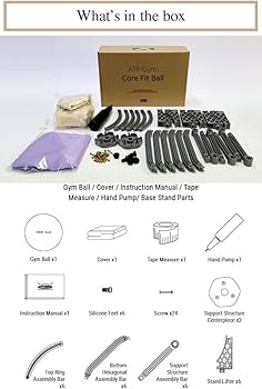 【新品未使用】ARI-GYM コアフィットボール Amazon | Ari Gym (Core Fit Ball Pro) バランスボール1個 Gold Small