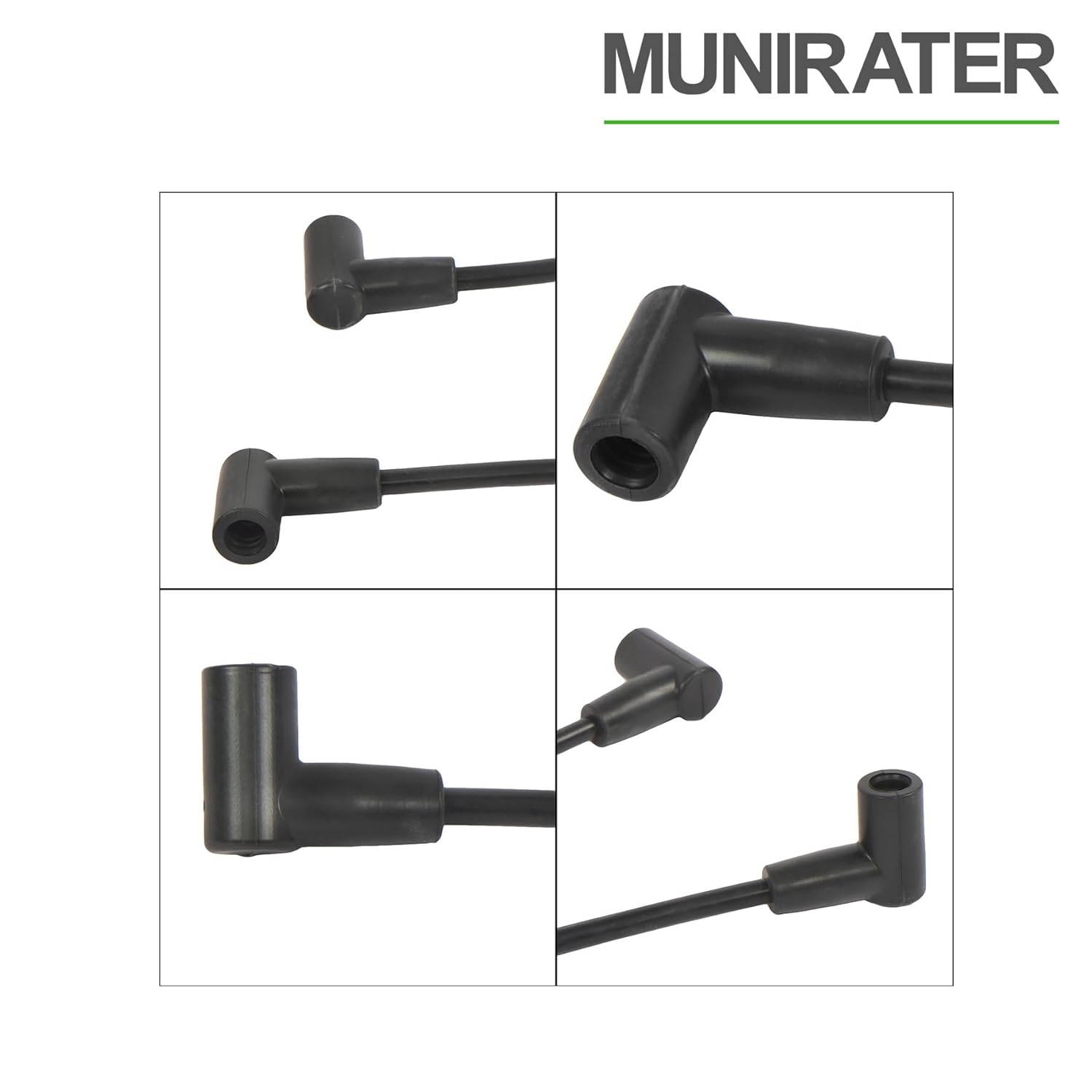 munirater Marine Ignition Wire Set Replacement for 28016 84-816761Q16 Replacement for GM 4.3L V6 Engines