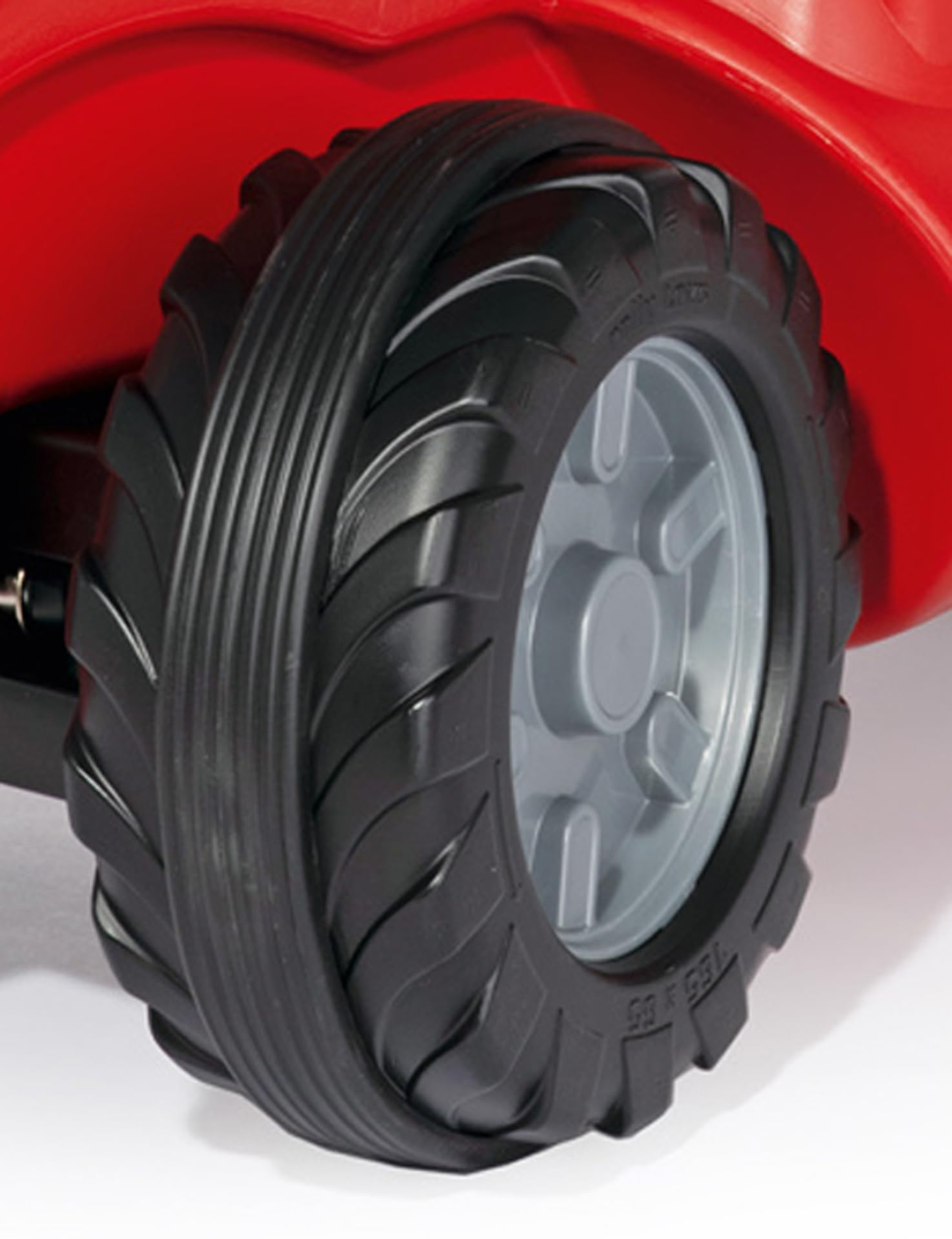 Rolly Toys rollyMinitrac Case Puma 165 CVX (für Kinder von 1,5 - 4 Jahre, Ablagefach unter Motorhaube, Flüsterlaufreifen) 132263, Rot