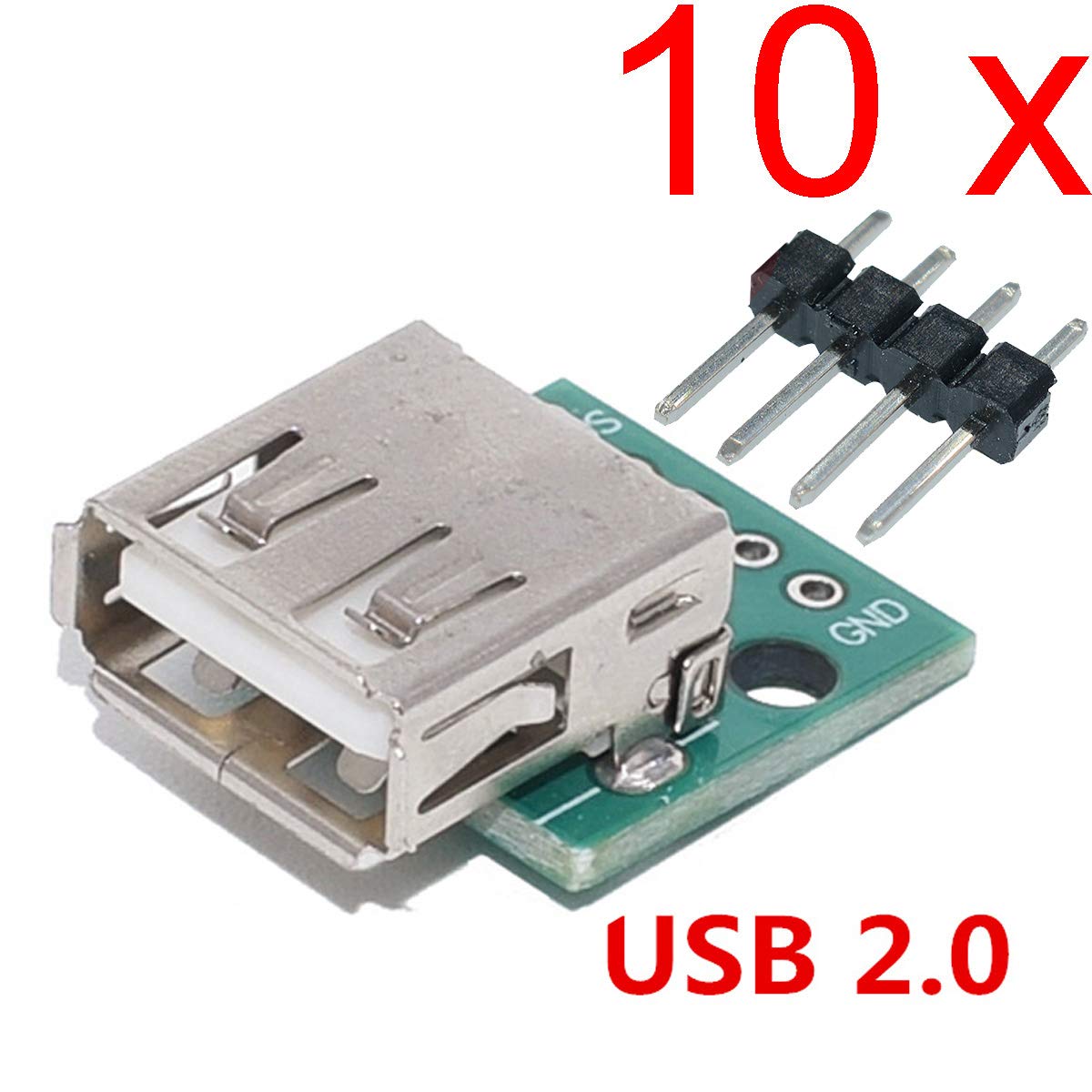 Buy DAOKI 10Pcs DIY Male Connector/Mini Micro USB to DIP Adapter 2.54mm