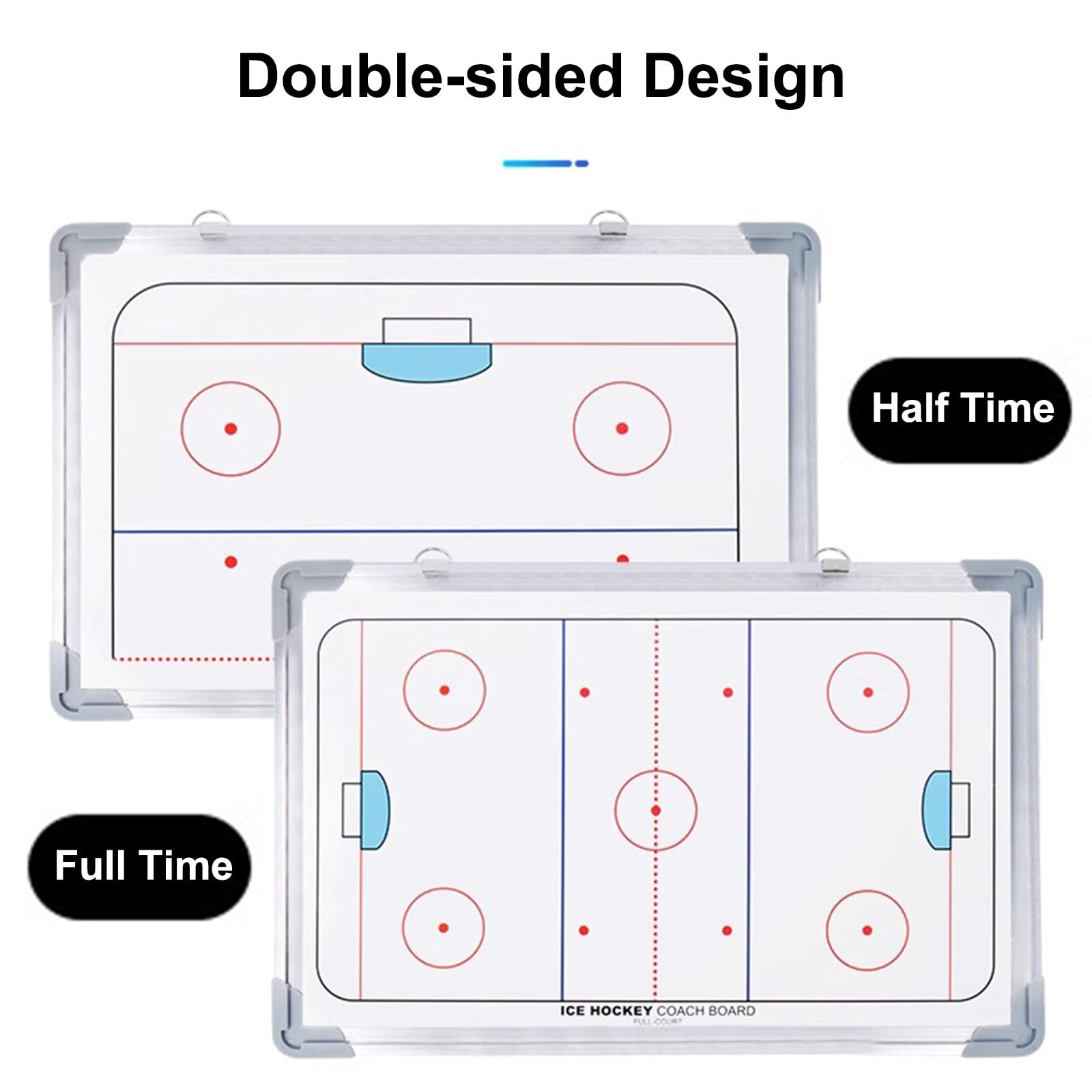 Lavagna Tattica per Hockey Su Ghiaccio, Lavagna Magnetica per Allenatori | Materiale Resistente, Design Appendibile, per Allenamento e Insegnamento