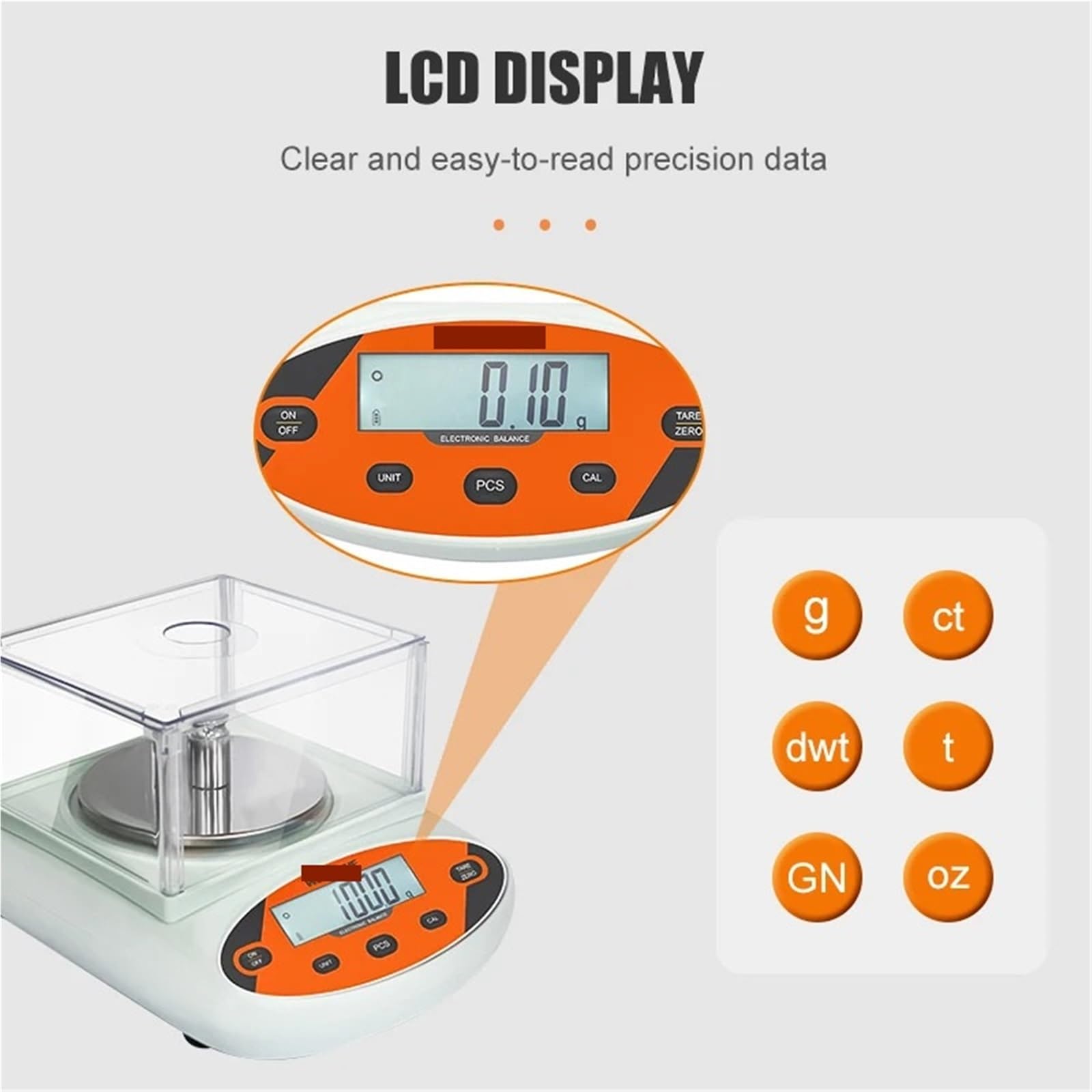 Básculas digitales de laboratorio, Balanza analítica de 0,01 g, báscula digital de precisión for laboratorio, balanza electrónica de acero inoxidable 304 for joyería y farmacia.(WT-EB30002S)