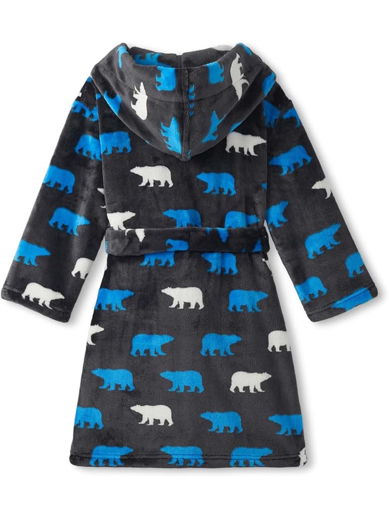 Gray Hatley Fuzzy Fleece Robe (Toddler/Little Kid/Big Kid)