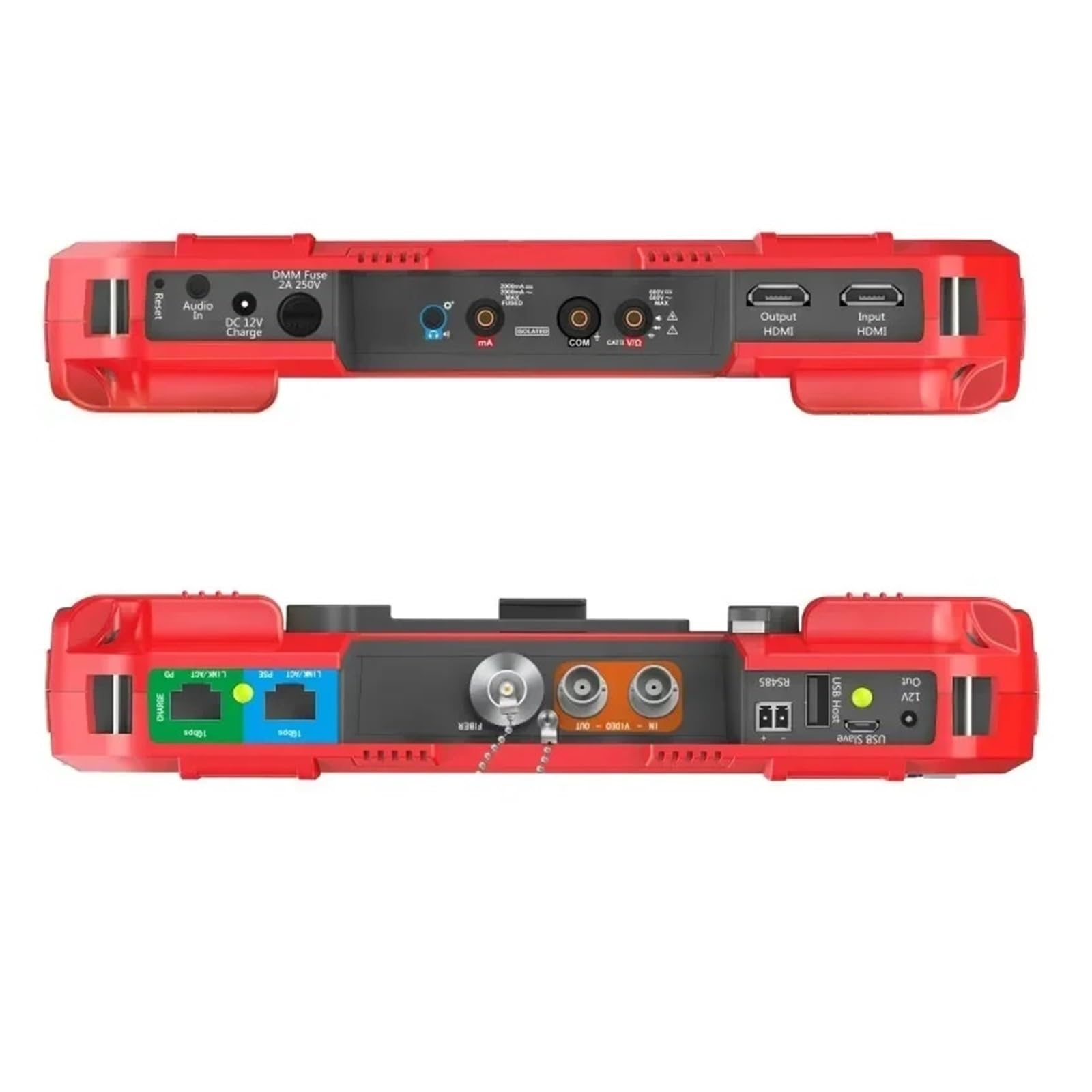Tester Kombajnów HD DT-A86 7 Cali H.265 4K Tester Kamery IP 8MP TVI CVI 5MP AHD CVBS Tester CCTV Monitor Multimetr Narzędzie testowe DH