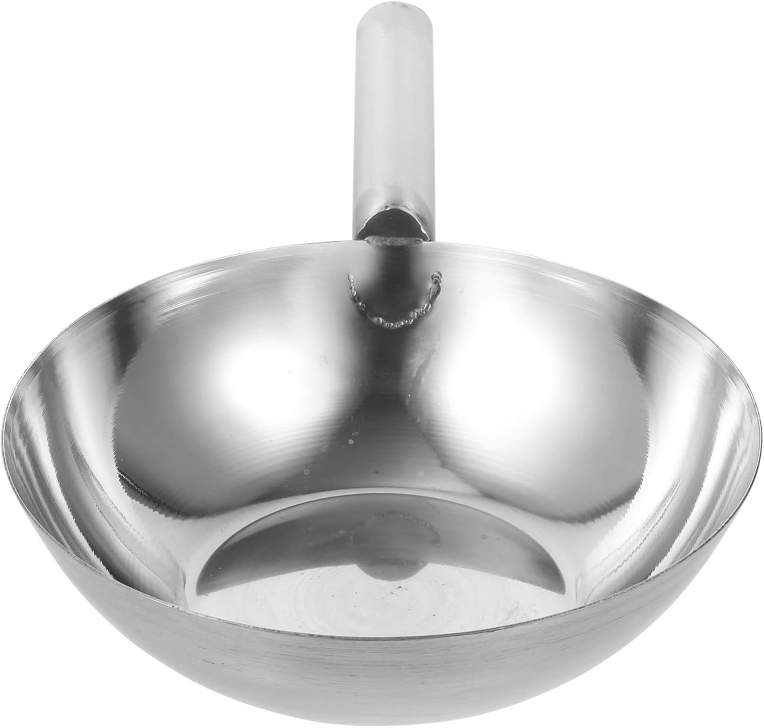 Portable Stainless Steel Water Ladle Thickened Metal Scoop with Ergonomic Handle for Kitchen Home Garden and Restaurant Use Capacity Soup Dipper for Safe Serving