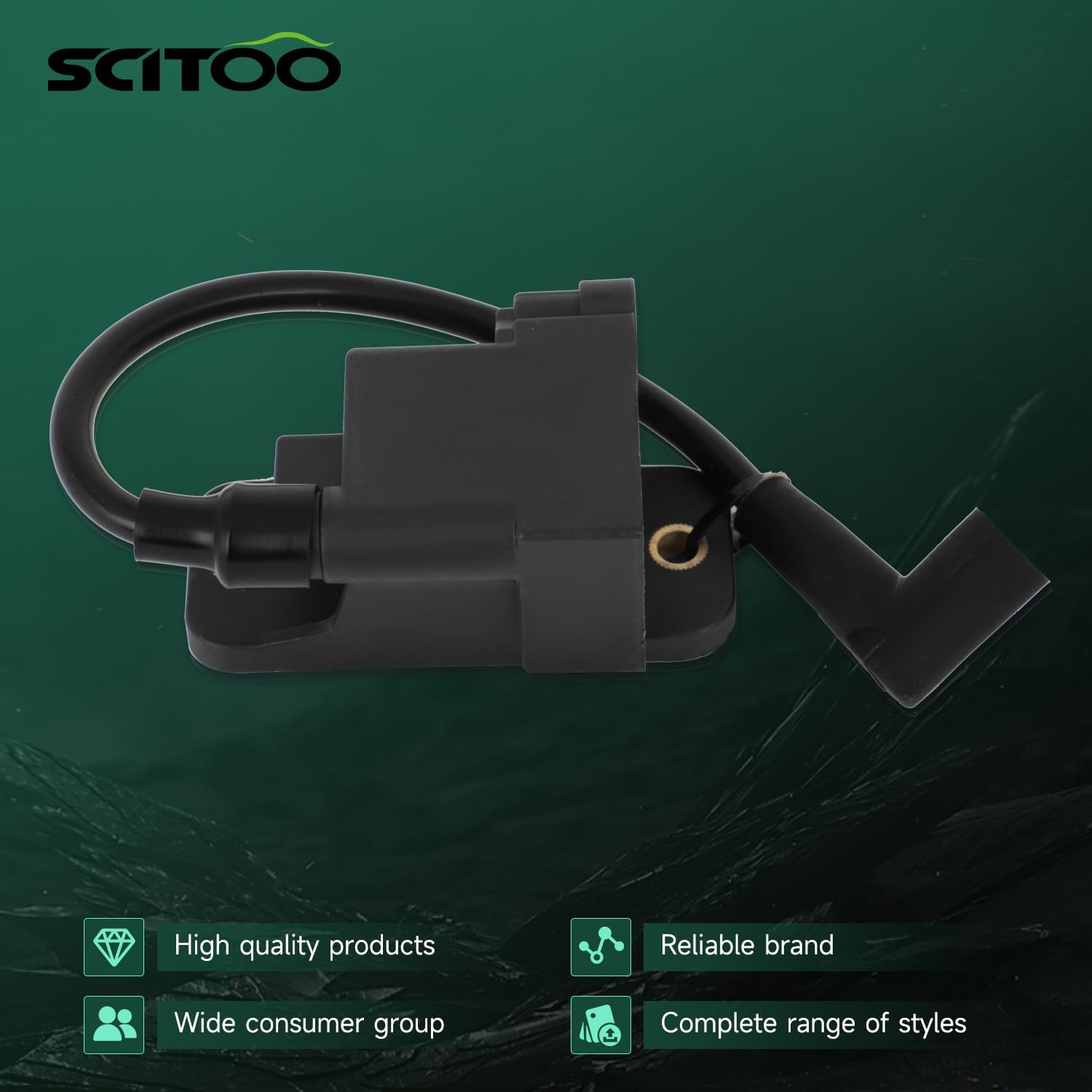 SCITOO Ignition Coil 114-7509 827509T7 827509T7 827509A1 Fit For 1996-2007 for Mercury 30-300HP 1996-1999 for Force 40,50,75,90 & 120HP