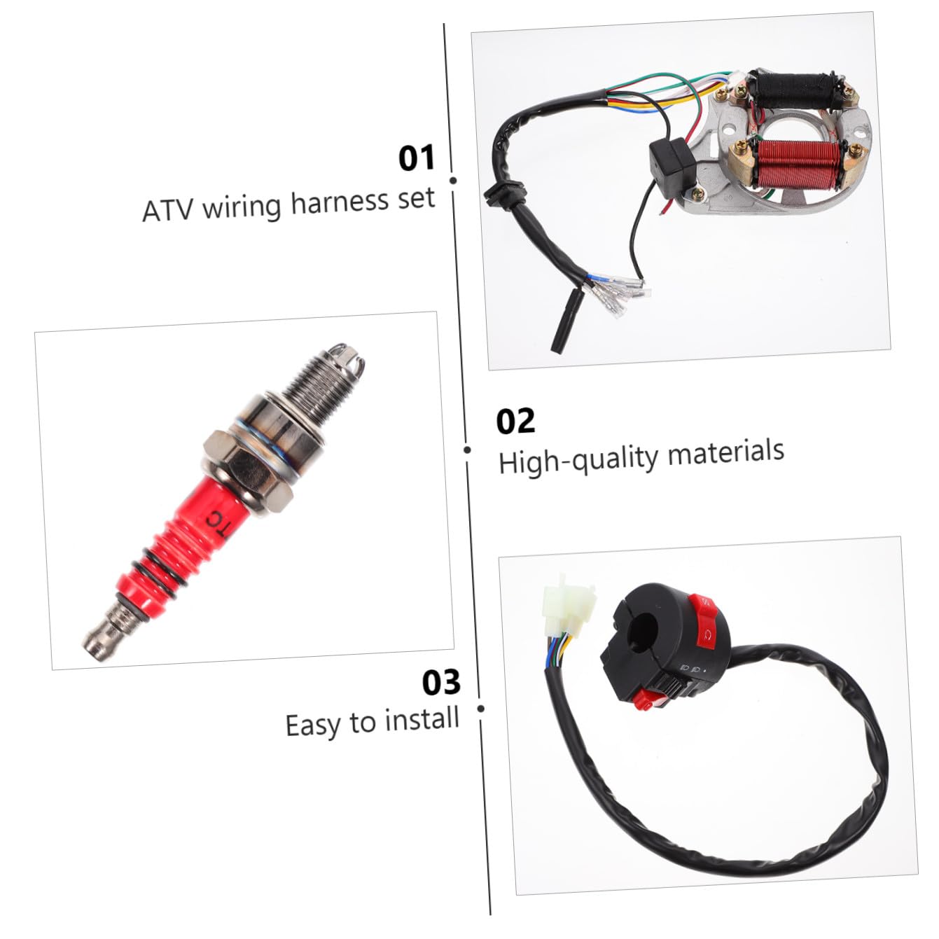Faisceau de Câbles de Remplacement pour Vtt 1 Set Abs pour Moto