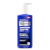 Men's Thickening 2 in 1 Shampoo + Conditioner, Hair Thickening Shampoo & Conditioner with Rosemary Oil, Keratin & Citric Acid Leaves Hair Visibly Thicker, Not Minoxidil, 8.4 fl. oz