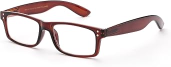 Newbee Fashion - "Polit" Squared Modern Design Fashion Clear Lens Glasses
