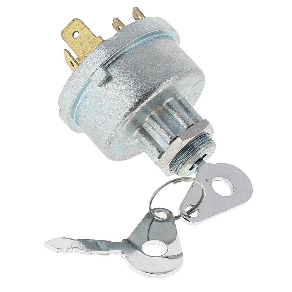 Durite Silver 5 Position Ignition Switch C/W 2 X 99 Keys - Replaces Lucas 36614
