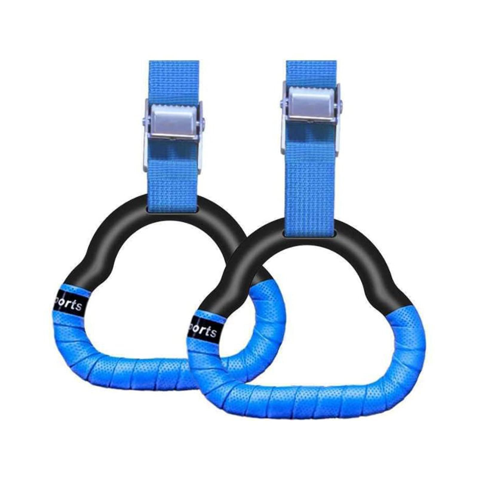 zheshuyi Gymnastic Rings Set Exercise Gym Rings Childrens Home Fitness Training Equipments with Adjustable and Straps for Fitness Training