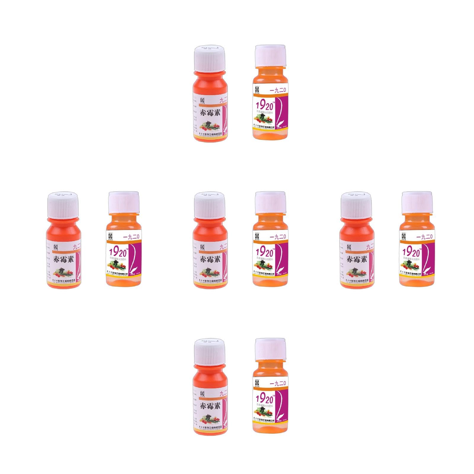 Lot de 5 régulateurs de croissance liquide d'acide gibbérellique 920 - 20 ml - Pour la production de sommeil - Pour la ferme et le jardin
