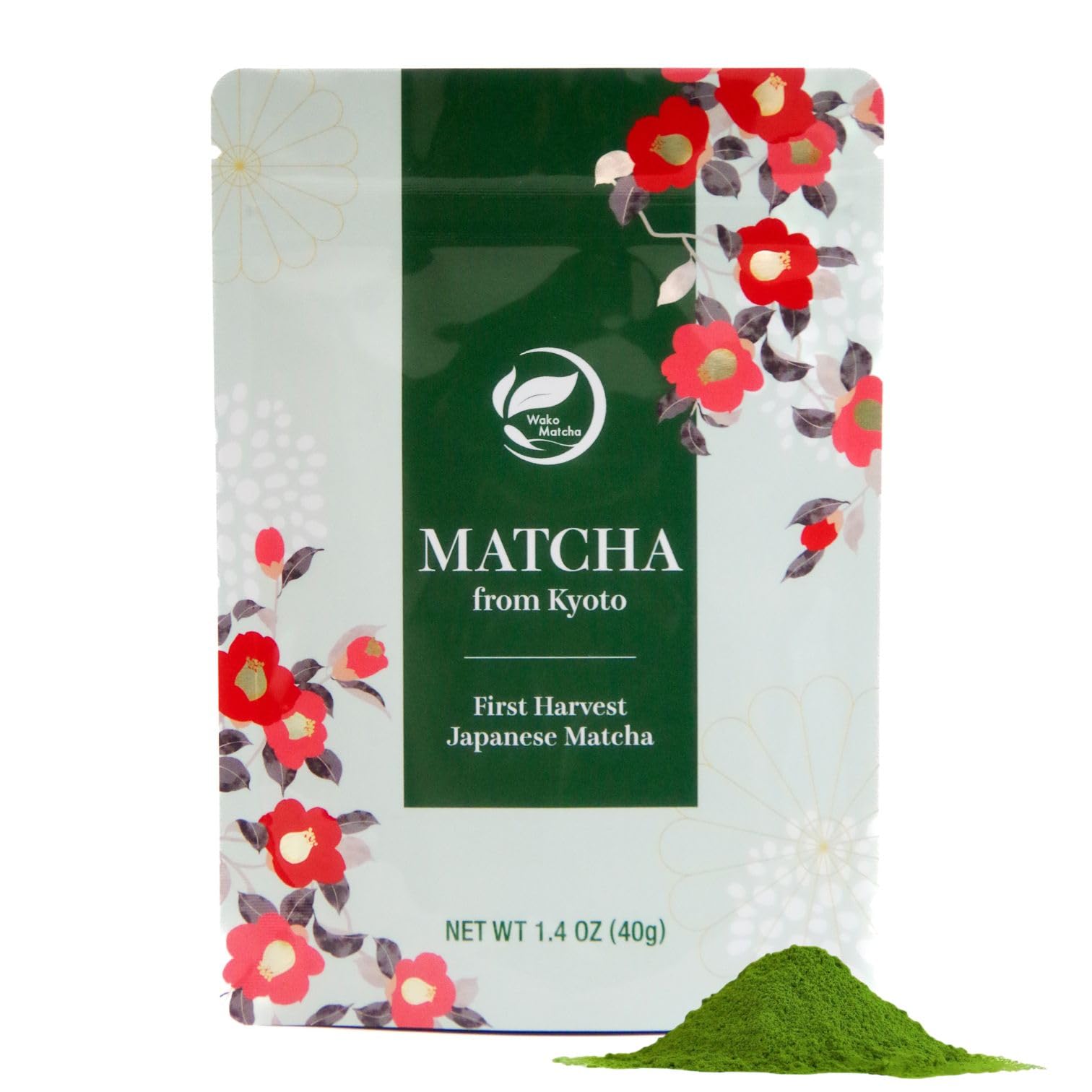 Wako Matcha First Harvest Premium Uji Matcha Ceremonial Grade Green Tea Powder For Cafe-Quality Hot Iced Matcha and