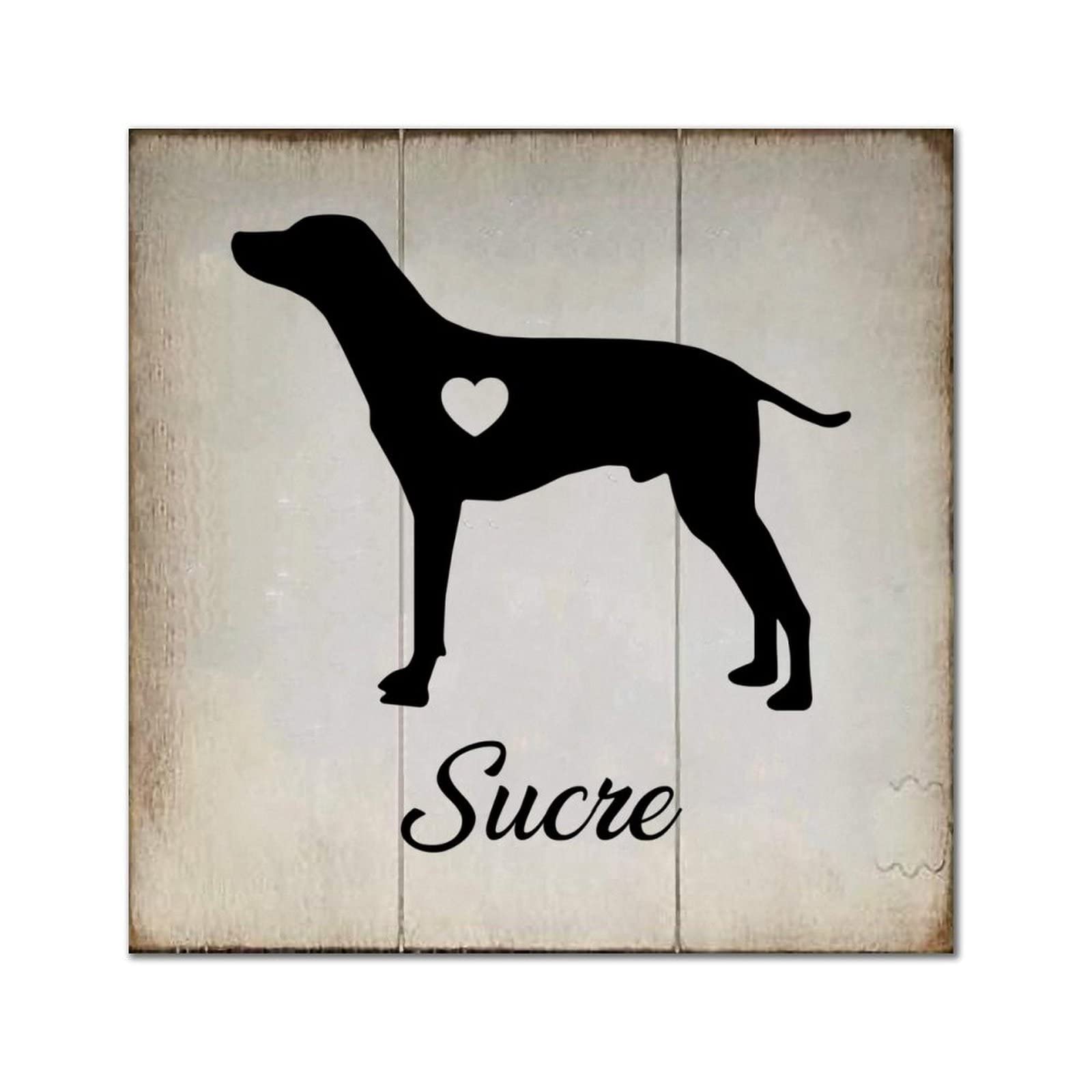 Décoration murale Golden Retriever en bois gravé pour cuisine et chambre