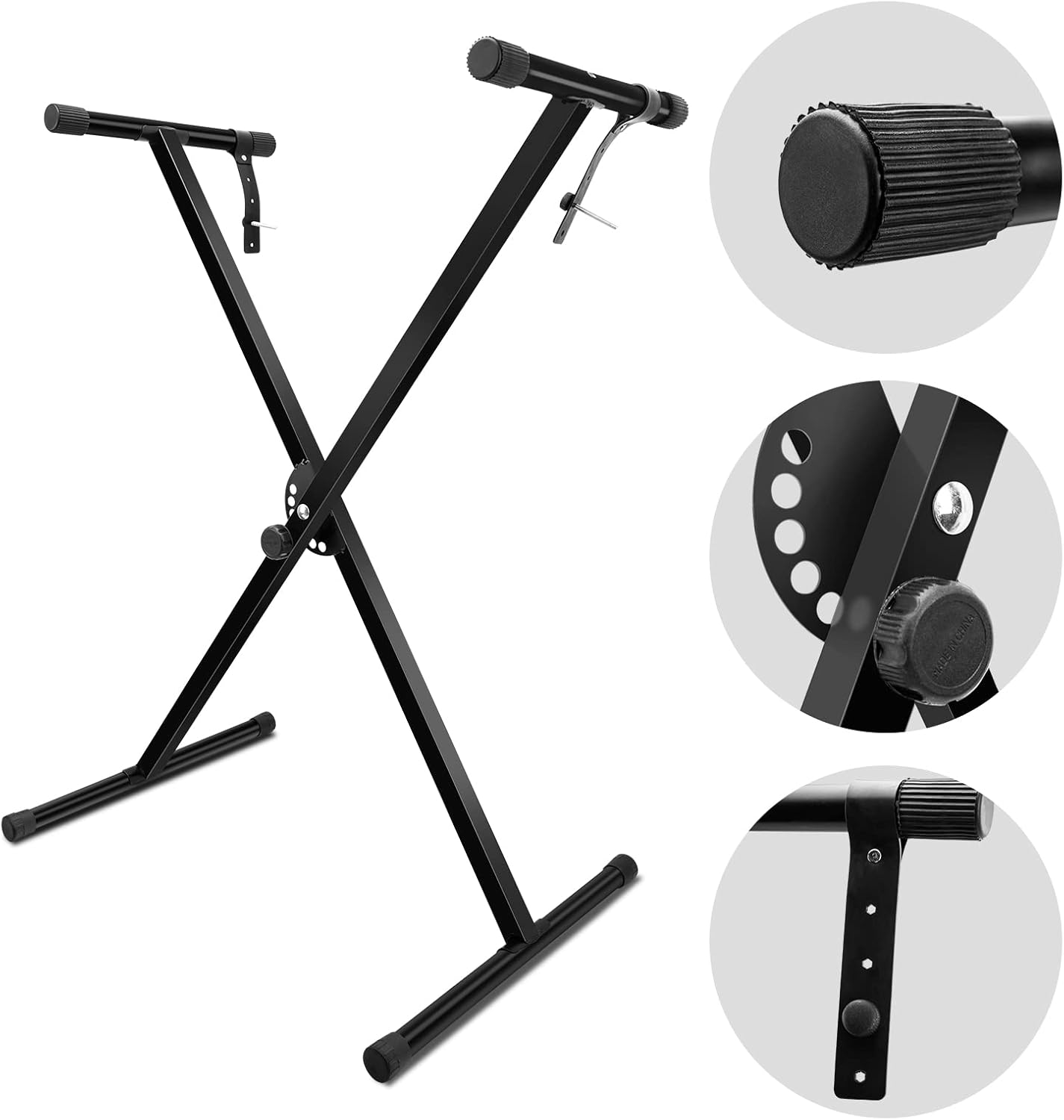 LETSROCK Adjustable Keyboard Stand SingleX Piano Stand