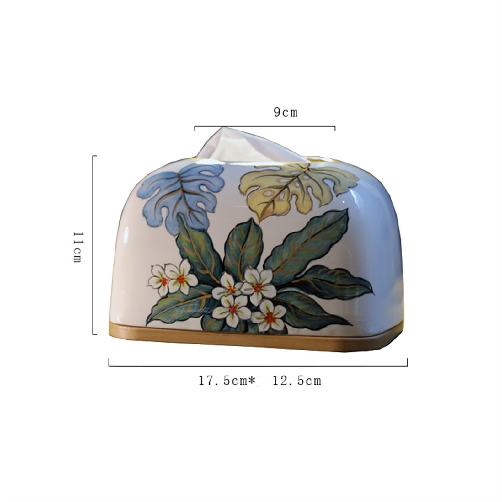 Porte-mouchoirs Boîte à mouchoirs créative de Style Chinois, tiroir Papier en céramique for Table Salon Domestique Décor de boîte faciale