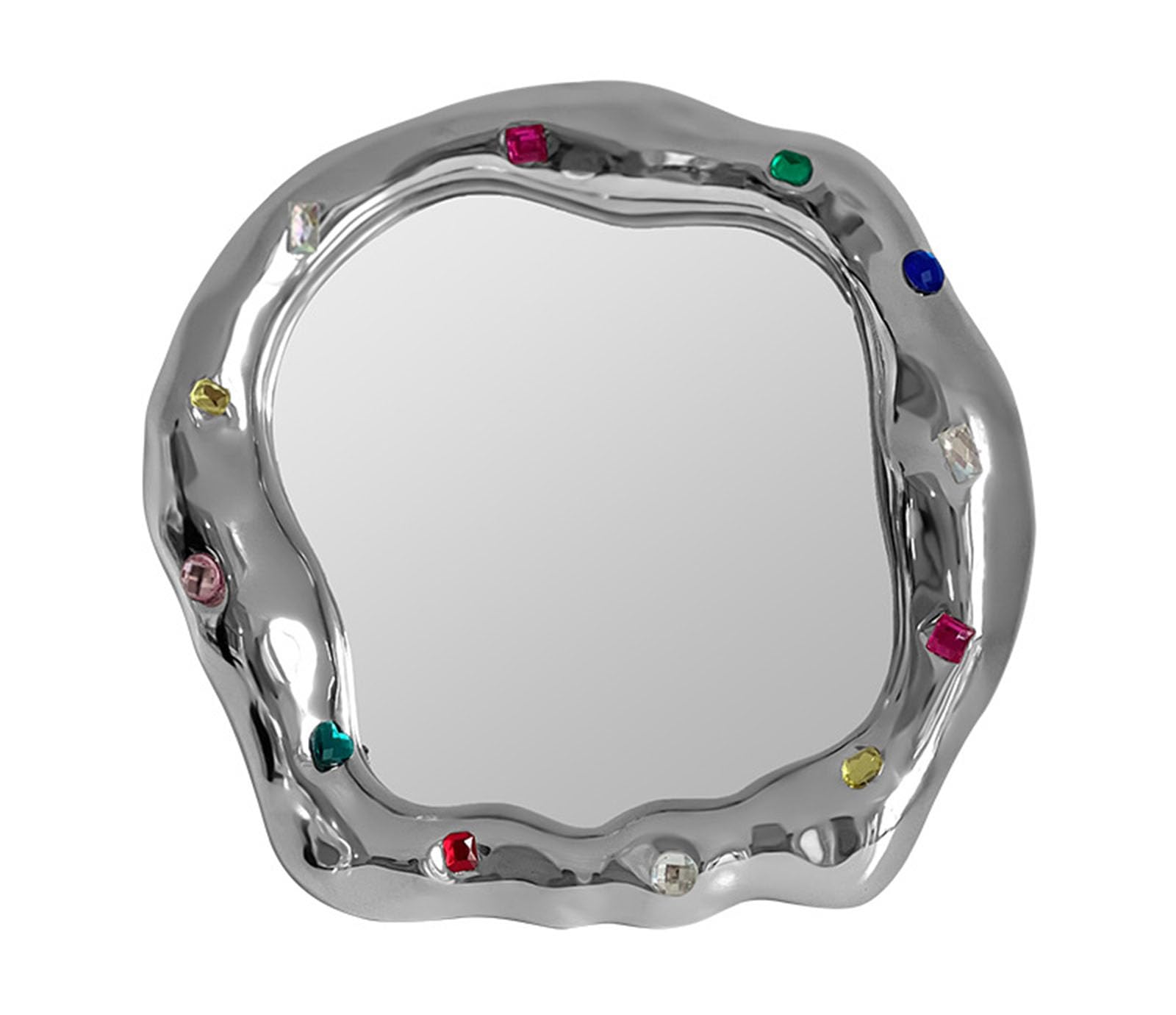 Specchio Decorativo Ovale per scrivania e Tavolo - Estetico - per la Decorazione della Camera da Letto e del Bagno,B