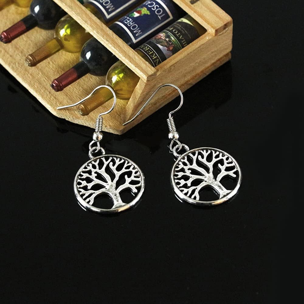 100Pcs Bulk Gold Silver Charm Lucky Tree Pendants for Jewelry Making, Women Crafts diy Bracelet Charms Good Luck Jewelry Designer Custom Lucky Charms for Women Handmade Crafts Charms - Image 4
