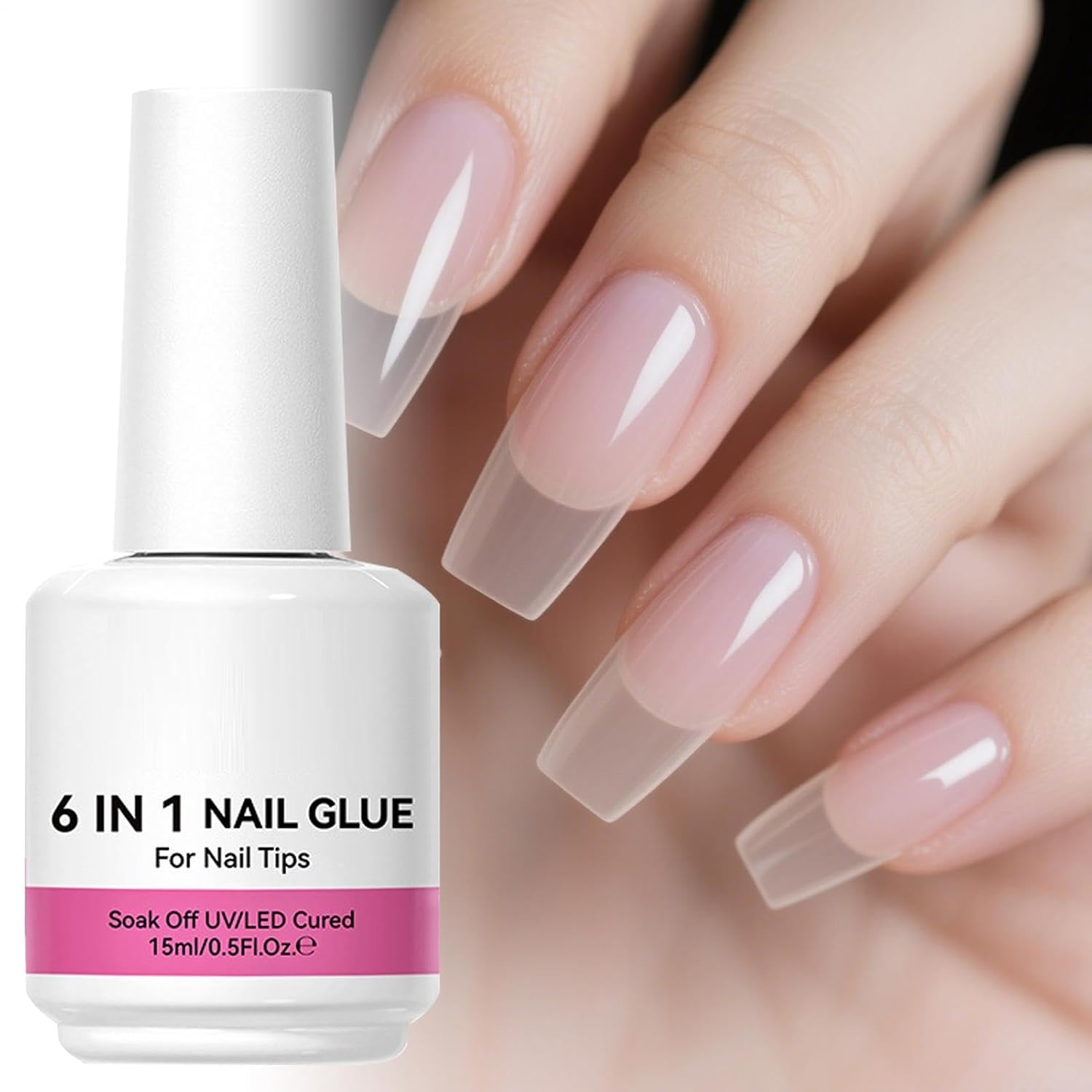 Gel Nail Sculpture | 15ml Multi-Functional Rhinestone Tip Glue | Gel Nail Sculpture Tool | for Beauty Salon Wedding Home Reinforcement Adhesion Women Girls Carving Patterns Manicure