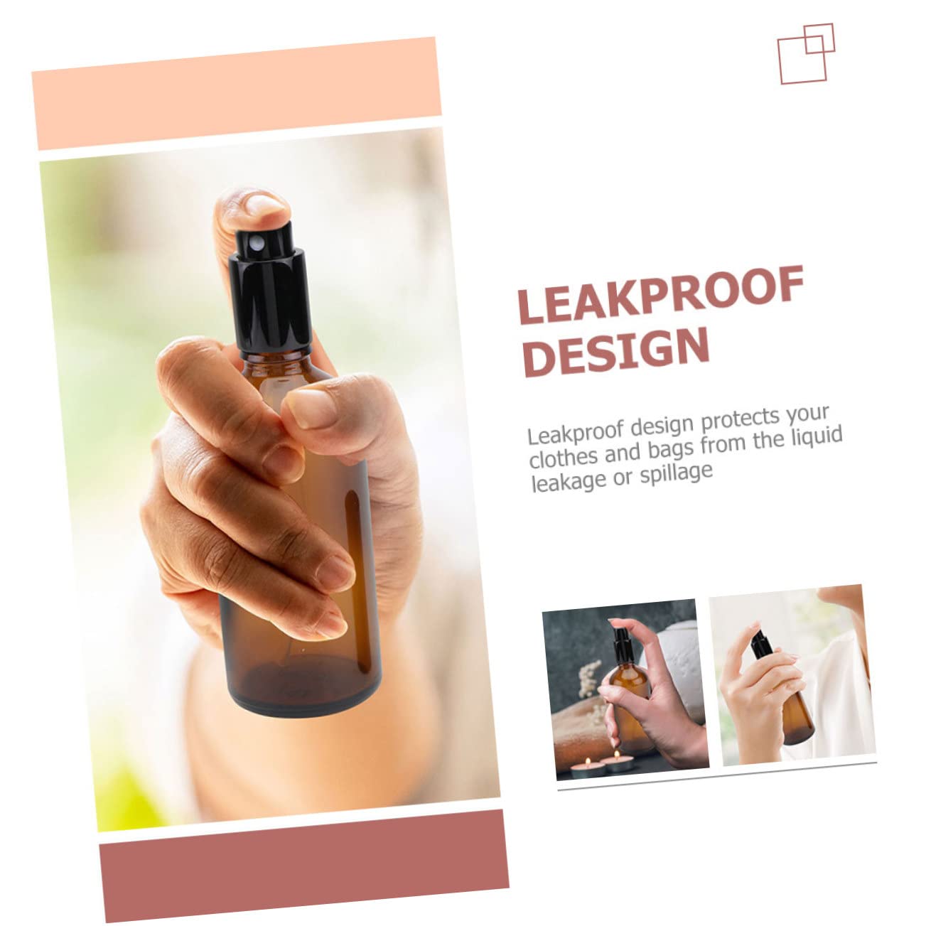 FOMIYES 12stücke Reisesprühflasche Aus Glas Outdoor-sprühflaschen Leere Make-up-flaschen Tragbar Auslaufsicher Für Parfüm Hautcreme Flüssigseife
