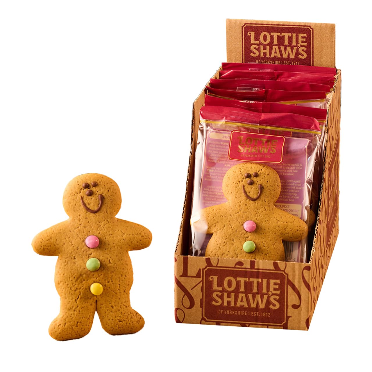 Lottie Shaw's Traditional Oat Flapjack 300g – Yorkshire Craft Bakery Sharing Bar, Vegan, Cuts into 4 Slices