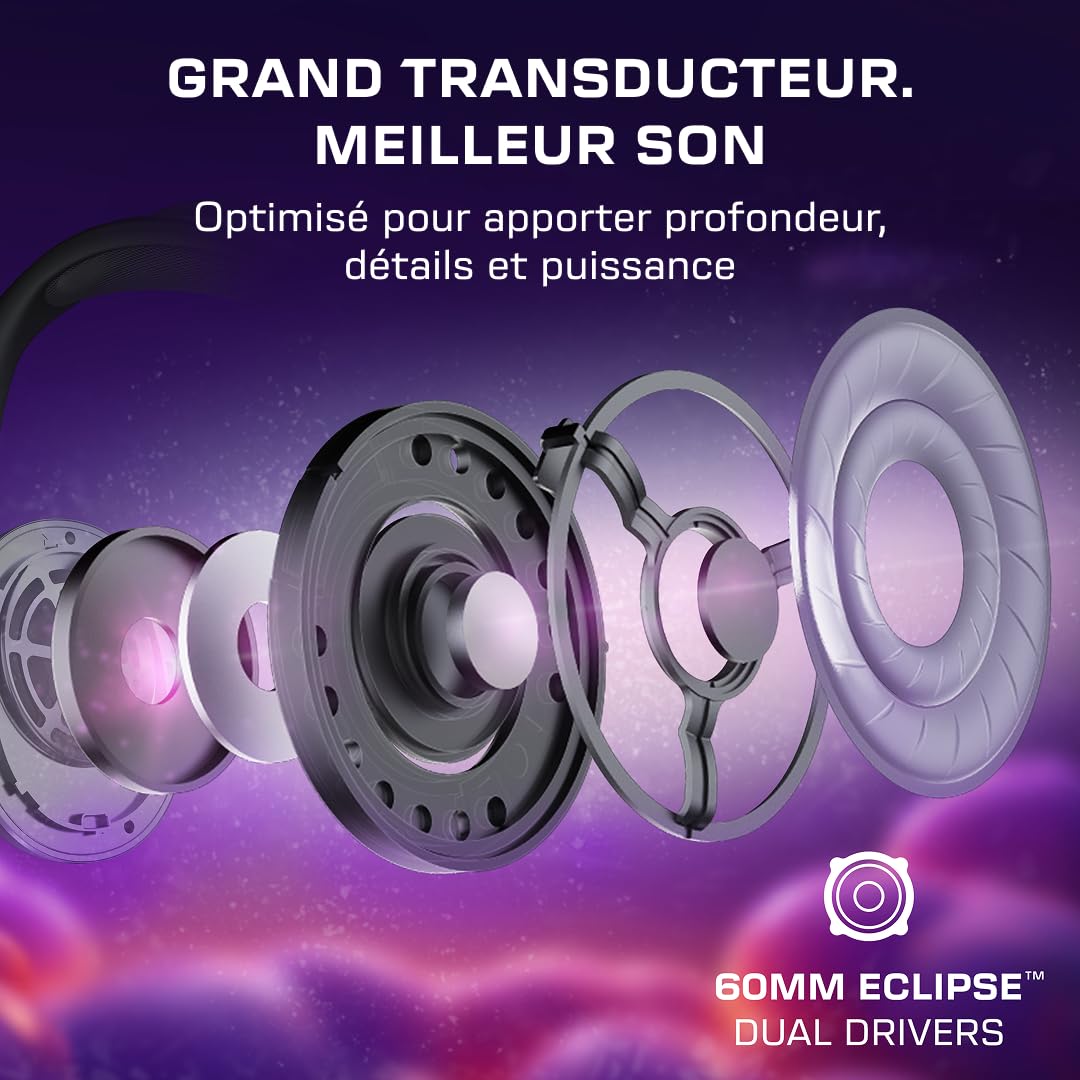 Turtle Beach Stealth Pro II Noir Casque Gaming sans Fil pour Xbox Series X & S, PS5 et PC avec Audio sans Fil Hi-Res certifié, Son Spatial Dolby Atmos, Isolation Acoustique Active et CrossPlay 2.0