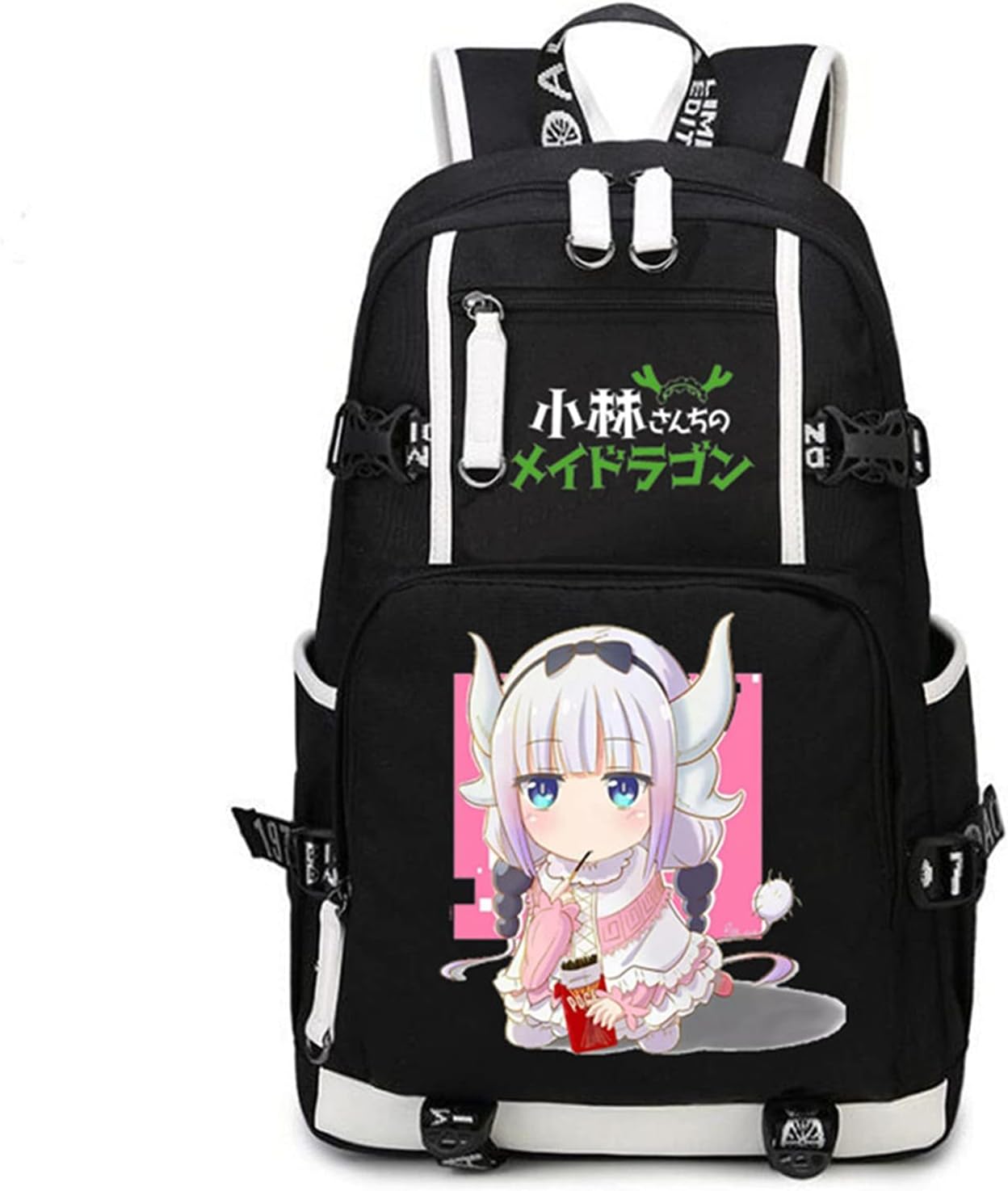 ISaikoy Anime Miss Kobayashi's Dragon Maid Backpack Bookbag Daypack School Bag Shoulder Bag