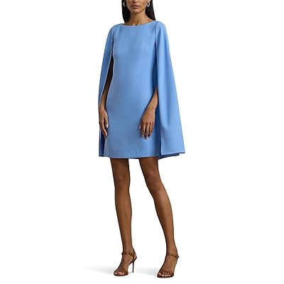 Lauren Ralph Lauren Cape Georgette Cocktail Dress Women