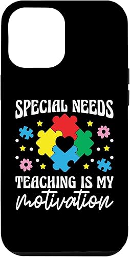 Miniatura 10 de iPhone 13 Pro Teacher Puzzle Learning - Estuche de educación especial para estudiante de enseñanza