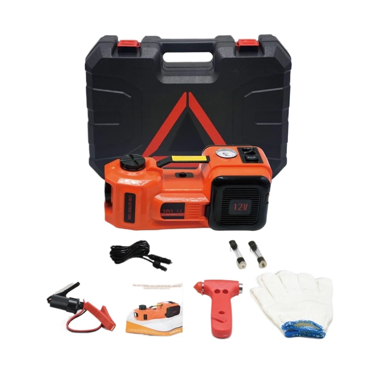 Zestaw podnośnika samochodowego elektrycznego 5 ton hydrauliczny podnośnik samochodowy z pompą pneumatyczną, klucz elektryczny, podnośnik, pompa pneum,Only Jack