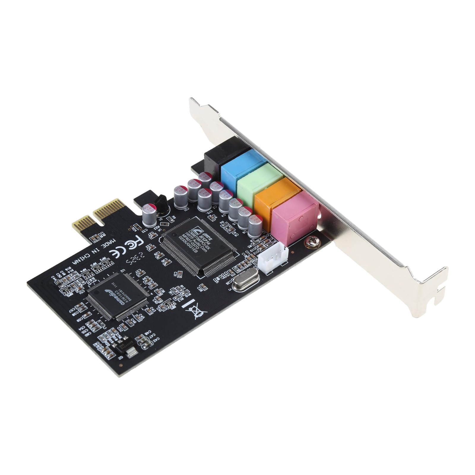 Puce Cmi8738 Carte Son Pc Carte Son Interne 5.1 Pour PC Pour Windows Xp/7/8/10 Carte Stéréo 3D Avec Puce CMI8738 32/64 Bits PCI Pour Carte Express So Pci-e Carte Son 5.1 Canaux