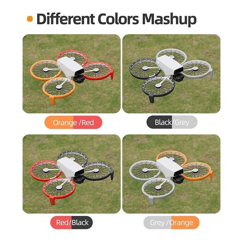 Protection d'hélice 360 degrés et train surélevé drone Flip