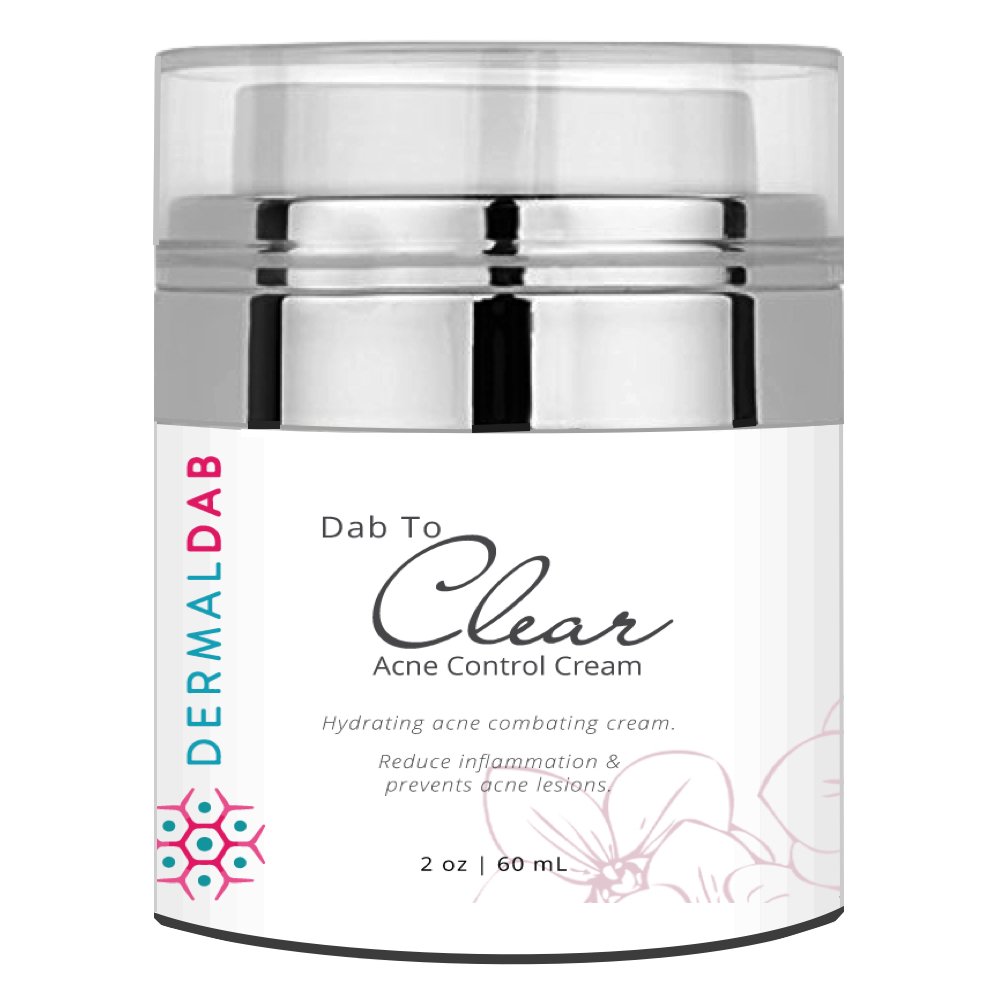 Dab to Clear wrinkle Cream For Oily Acne Prone Skin, Control Shine, Blur Pores & Combat Acne with Non Irritating Ingredients - Salicylic Acid, Vitamin A, Licorice (1oz)