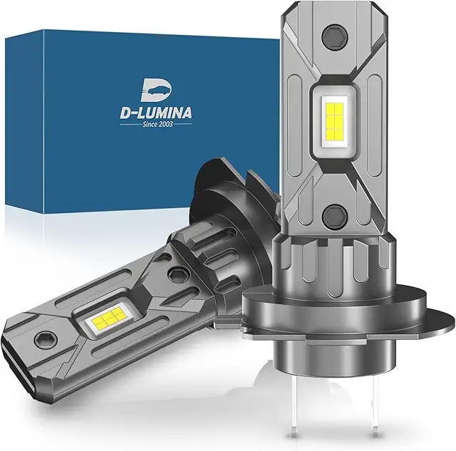 D-Lumina H7 LED Canbus Lamp 100W 16000LM, 6500K White, IP68 Waterproof, 2PCS