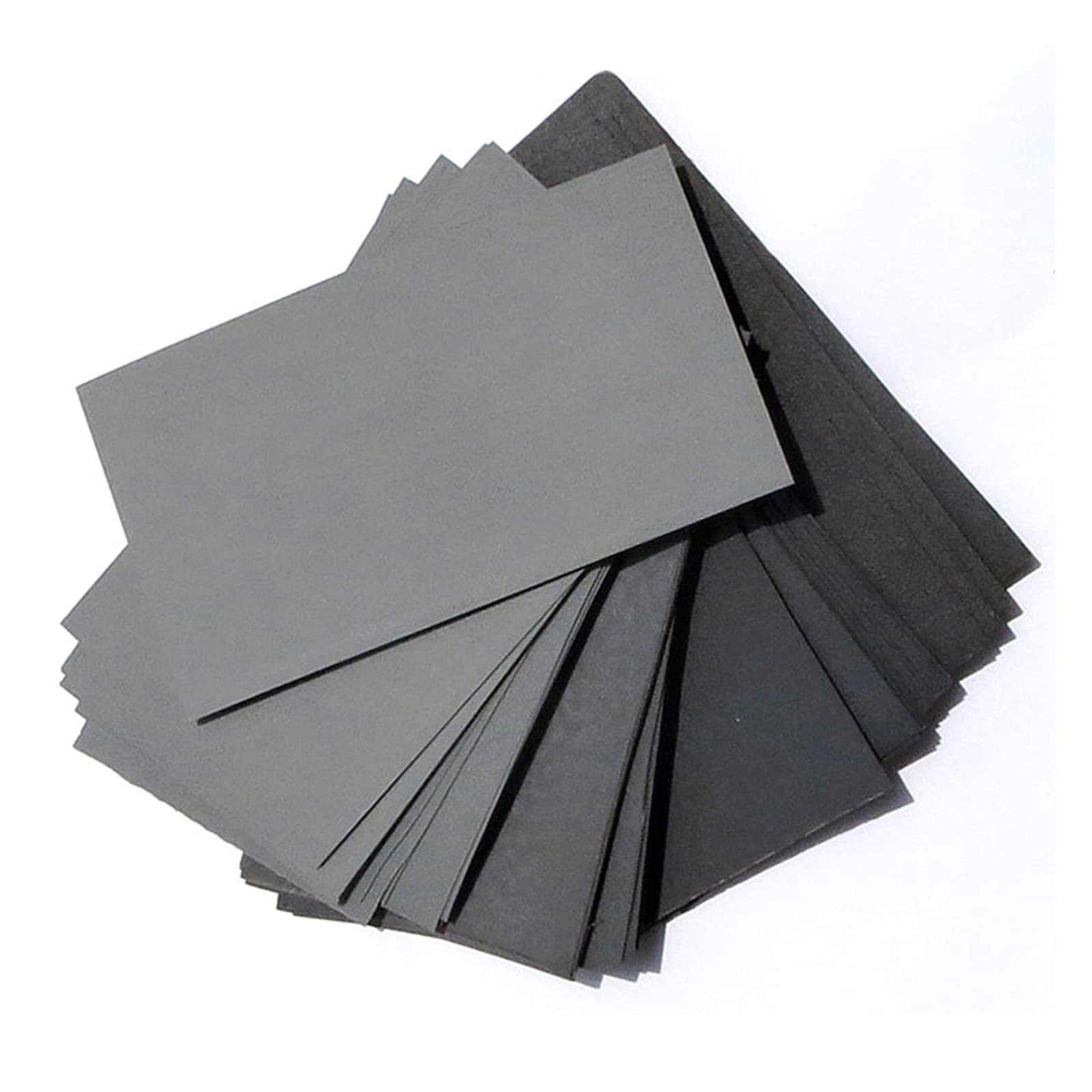 WILLWA 70 Uds. Papel de Lija seco húmedo 600/800/1000/1200/1500/2000/2500 Hojas de Papel abrasivo de Grano for lijar Muebles