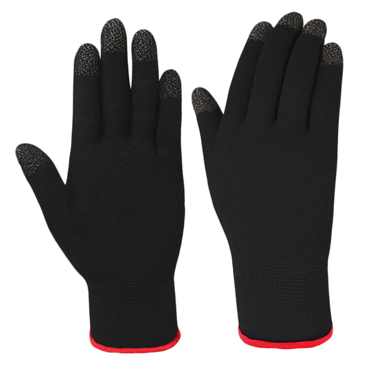LIFKOME 1pair Unisex Thick Gloves Elastic Warm Mittens for Men Women Soft Nano Material Breathable for Texting Outdoor Activities