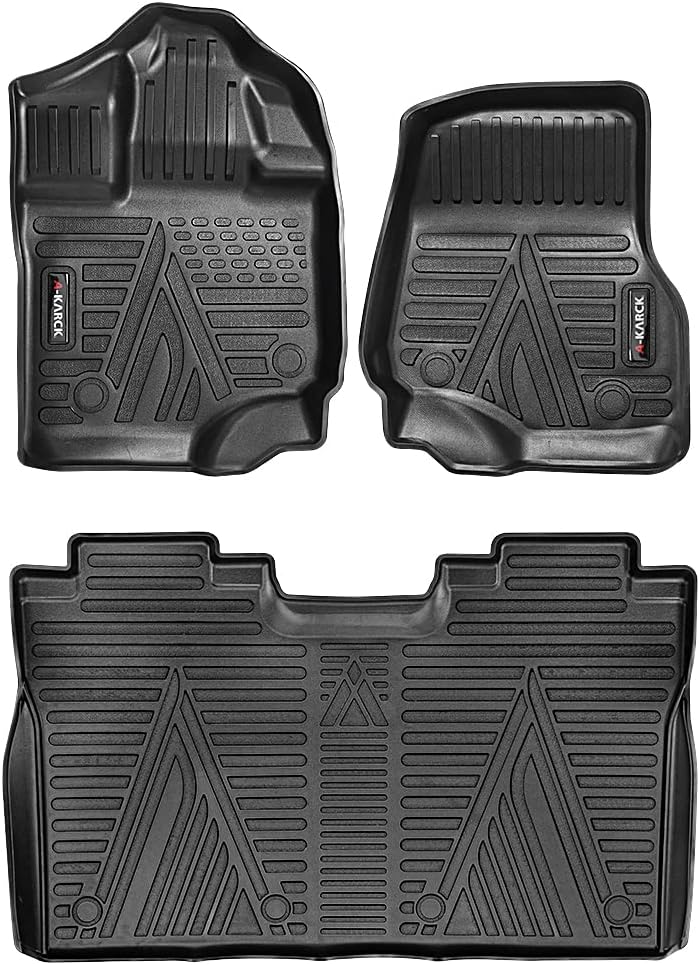 AKARCK Floor Mats Compatible with F150 SuperCrew, Custom