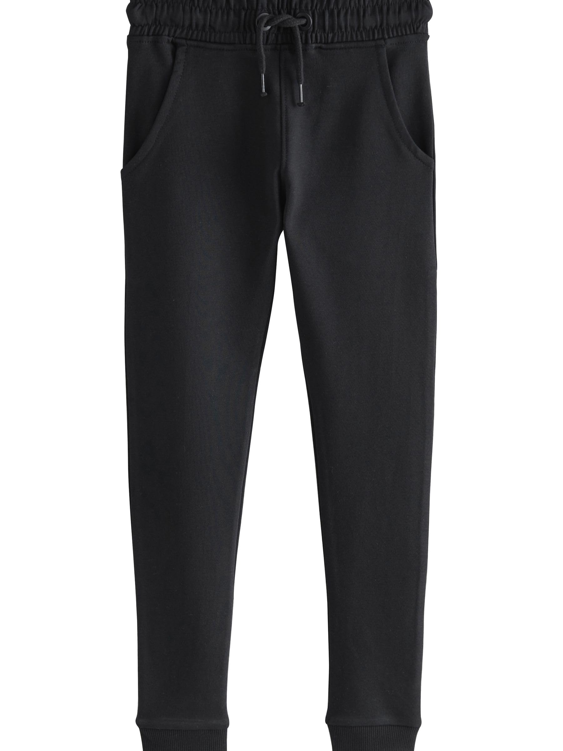 NEXT Joggers Dark Black Longer Length Skinny Fit
