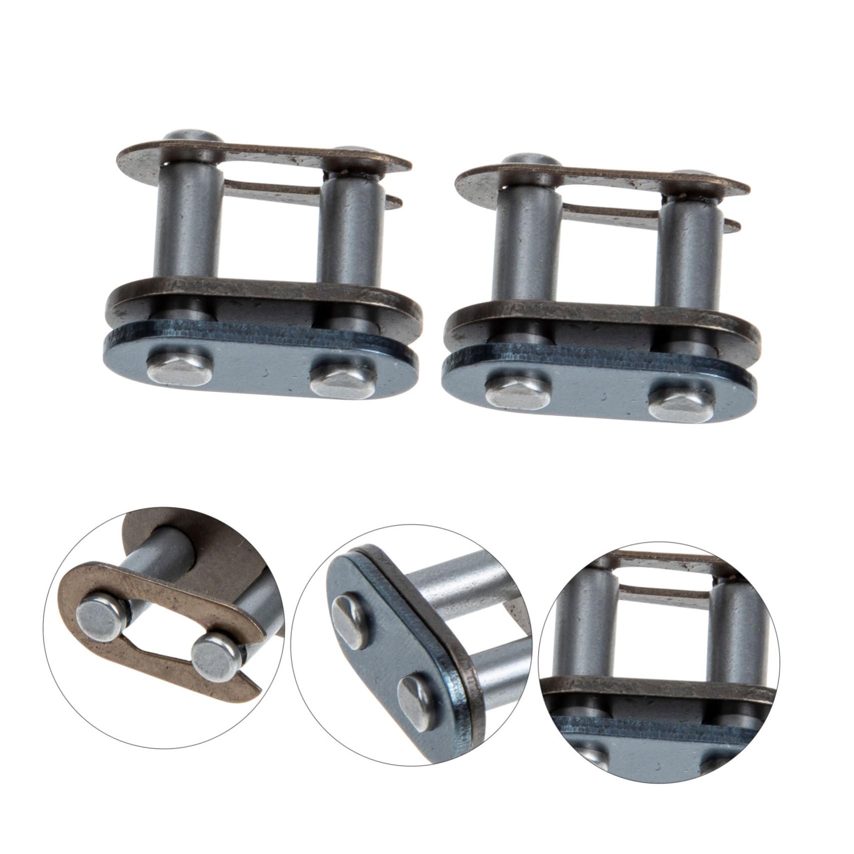 Vaguelly 100stücke Heavy Duty Kettenverbinder Für Motorräder Und Atvs Robuste Kettenverbindungselemente Präzise Gefertigt Installieren Langlebig Für Kettenverlängerungen Und